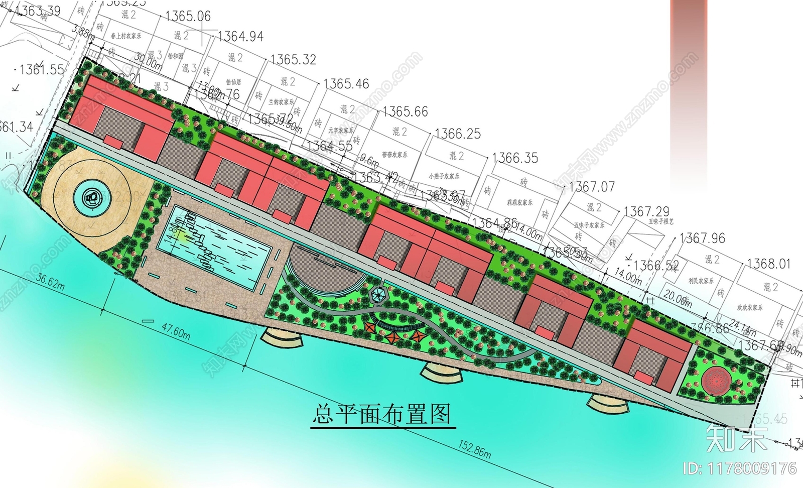 中式新中式博物馆建筑施工图下载【ID:1178009176】