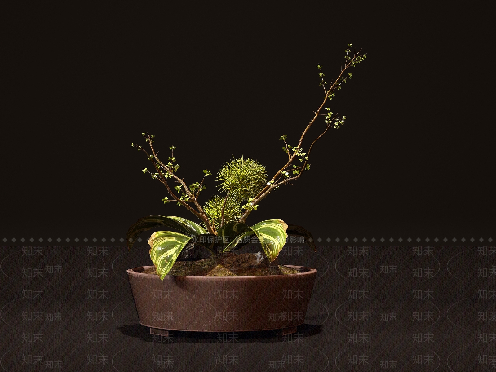 花3D模型下载【ID:1178020236】