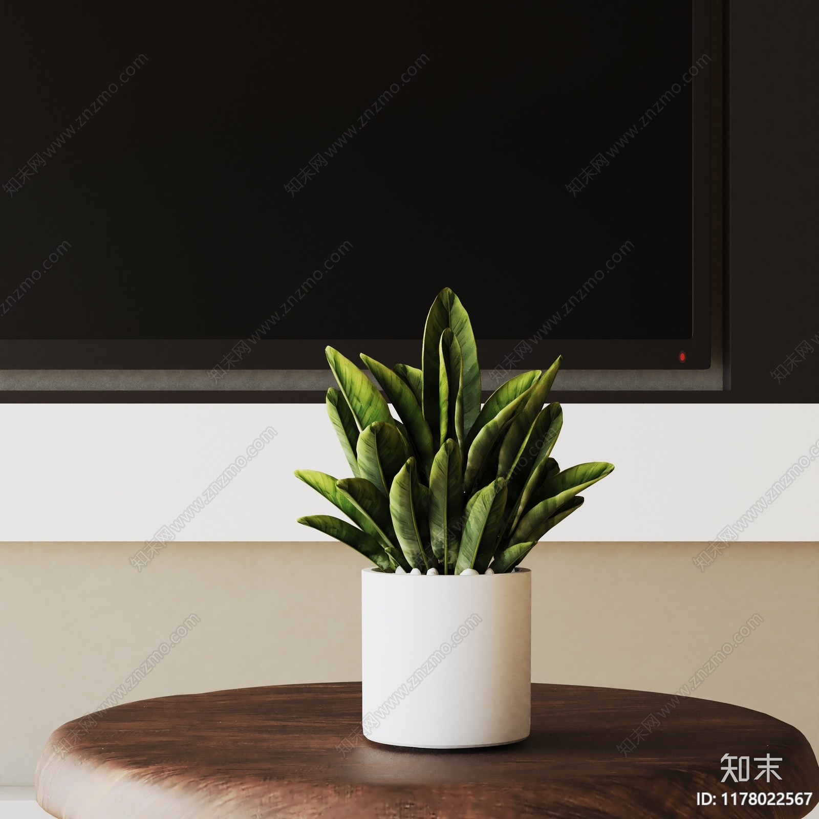 盆栽3D模型下载【ID:1178022567】