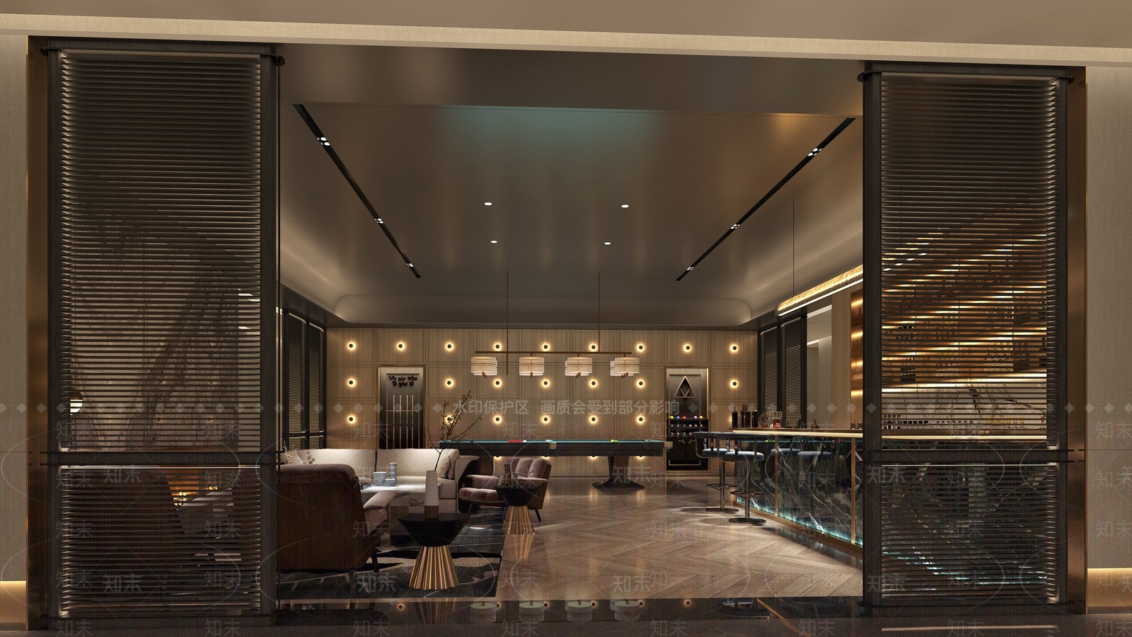 现代酒吧3D模型下载【ID:1178030425】