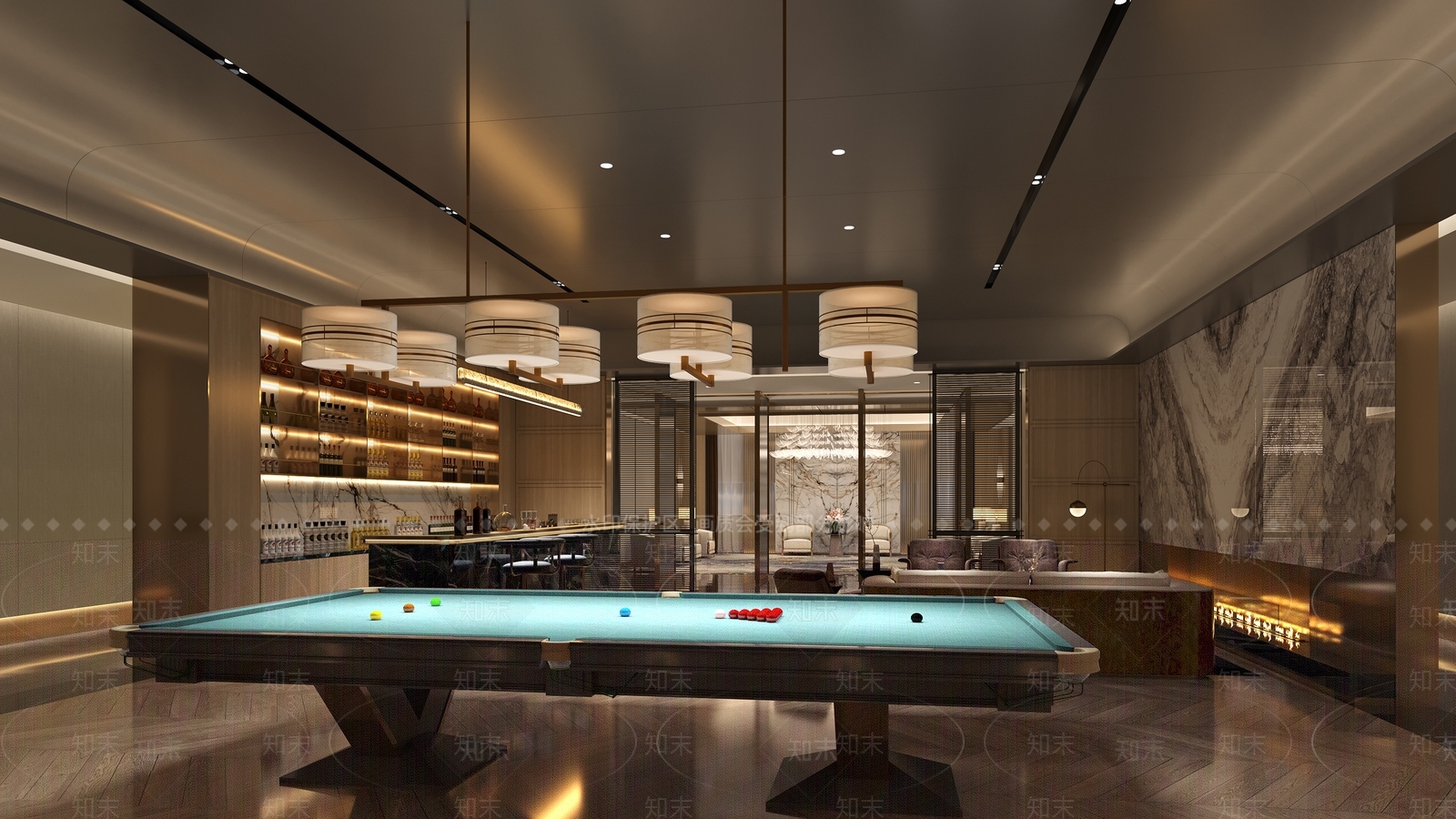 现代酒吧3D模型下载【ID:1178030425】