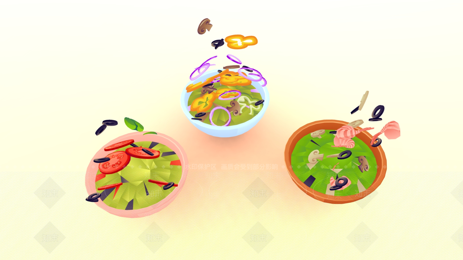 酒水食物3D模型下载【ID:1178033303】