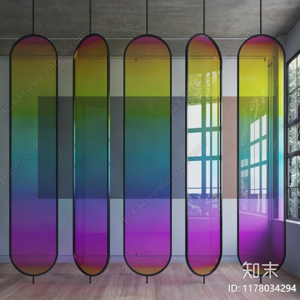 渐变玻璃一渐变可改色贴图下载【ID:1178034294】