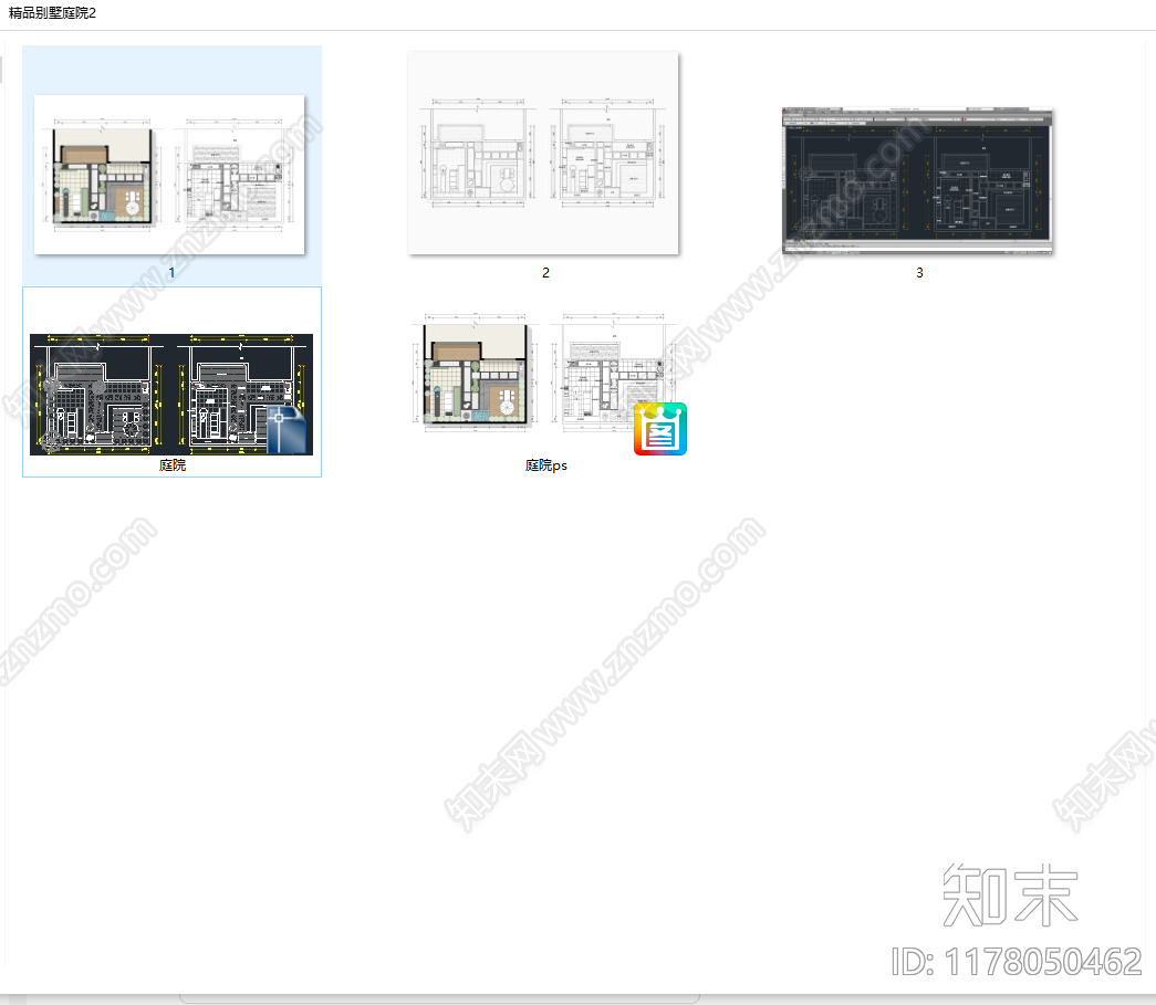 现代庭院cad施工图下载【ID:1178050462】