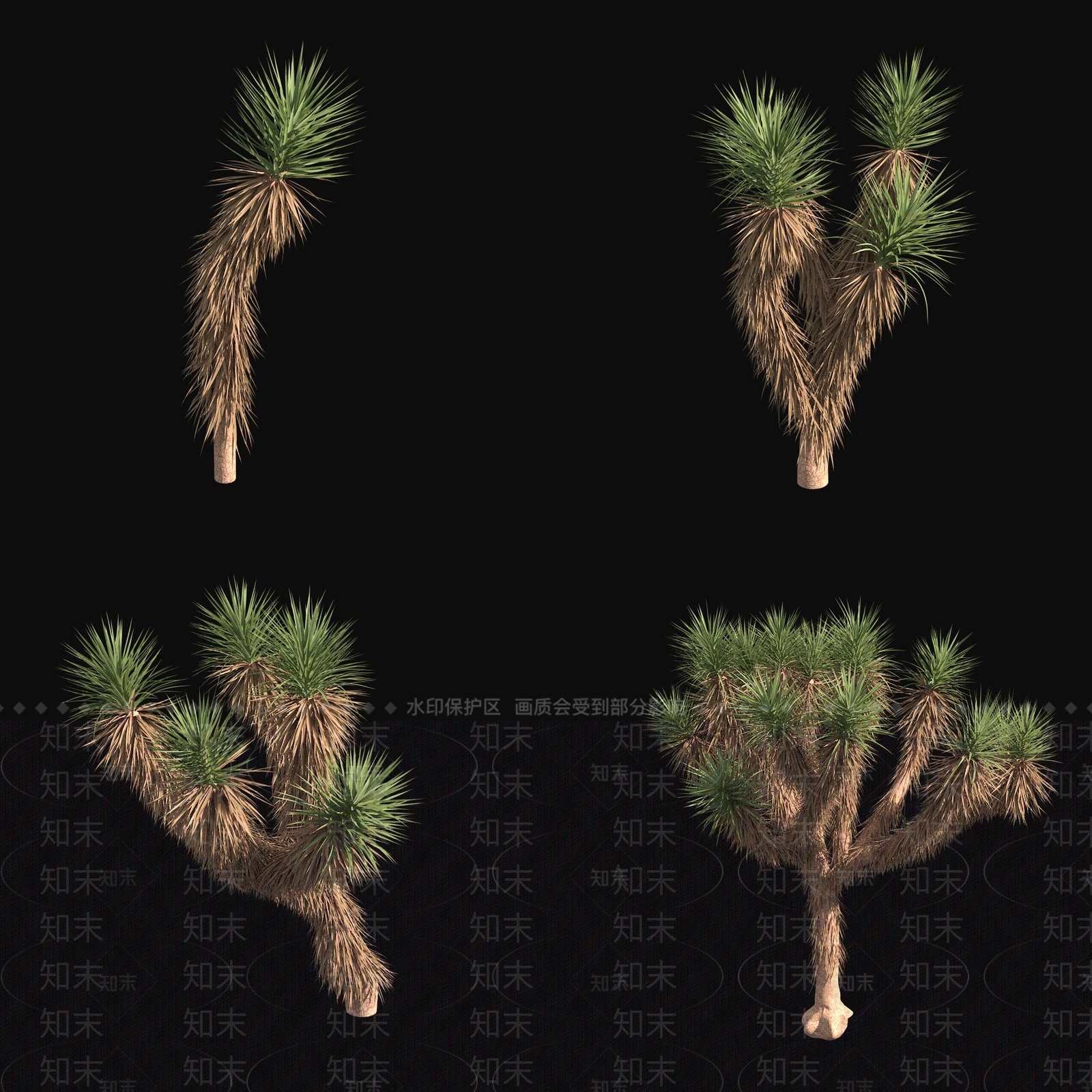 灌木3D模型下载【ID:1178059074】