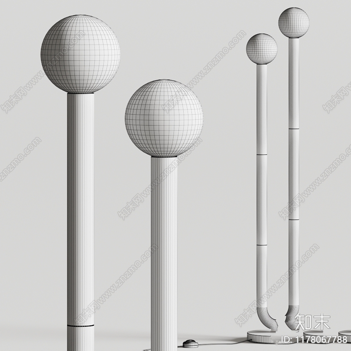 落地灯3D模型下载【ID:1178067788】