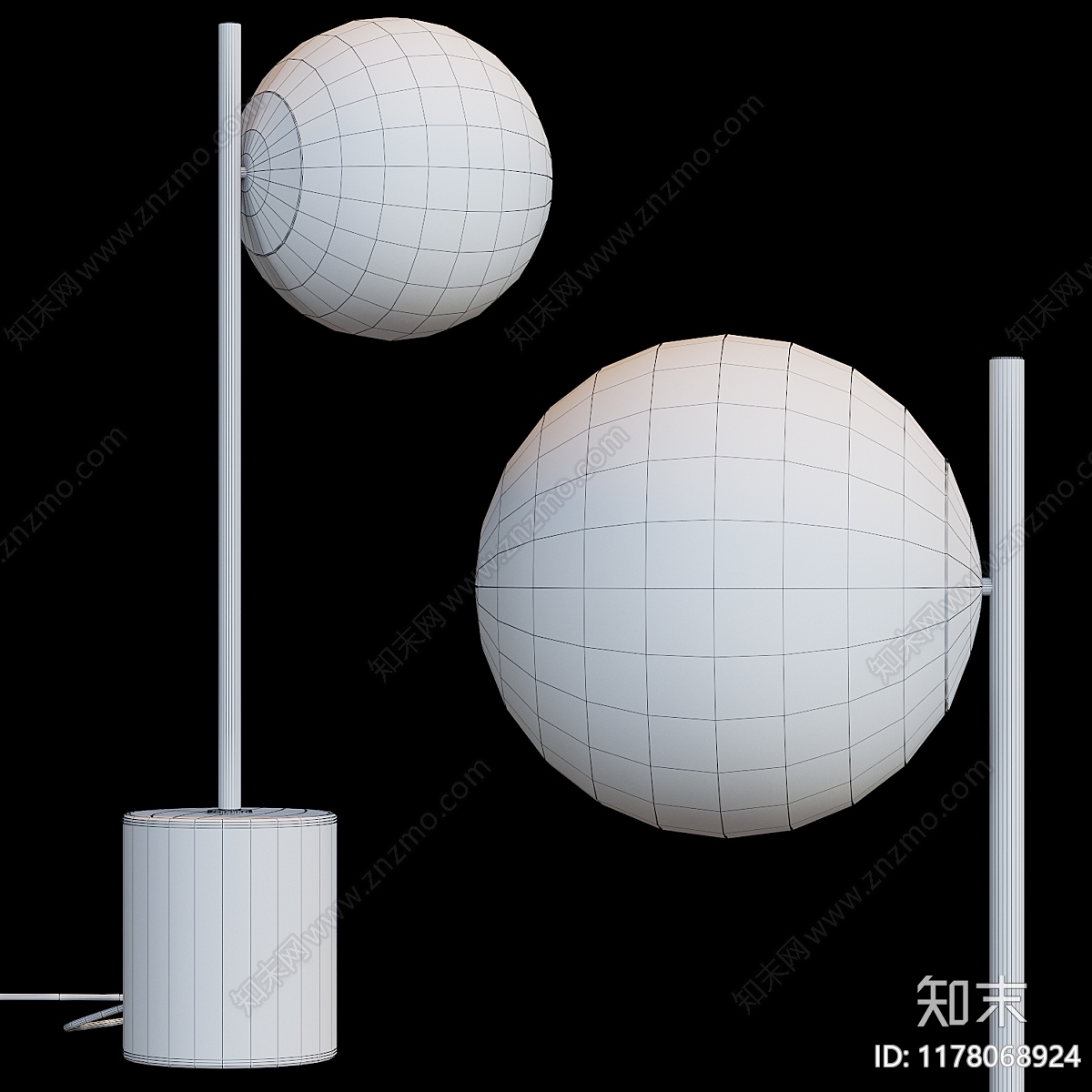 台灯3D模型下载【ID:1178068924】