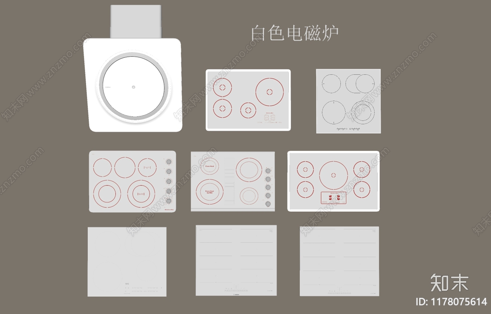 电磁炉SU模型下载【ID:1178075614】