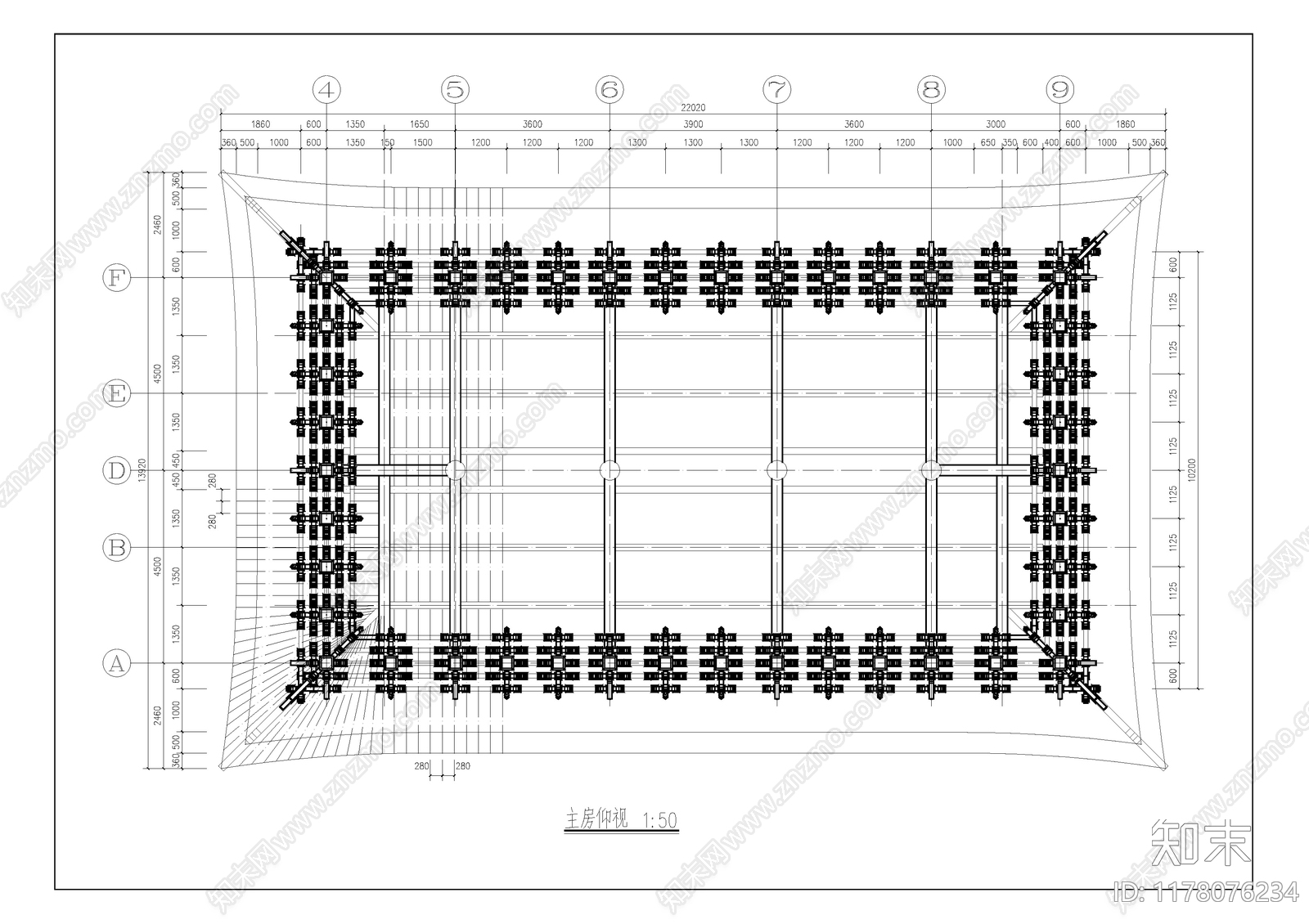 中式古建施工图下载【ID:1178076234】