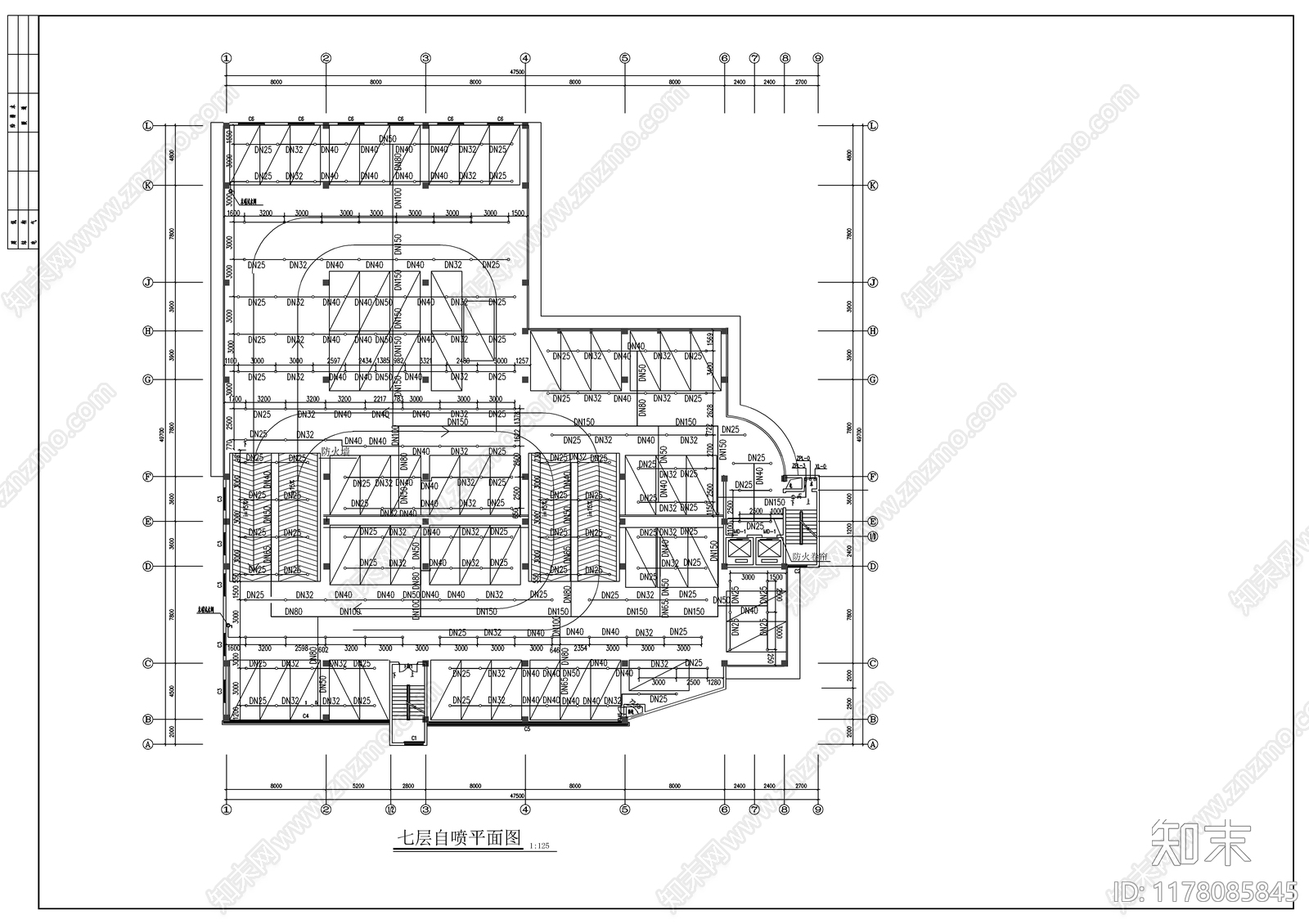 给排水图cad施工图下载【ID:1178085845】