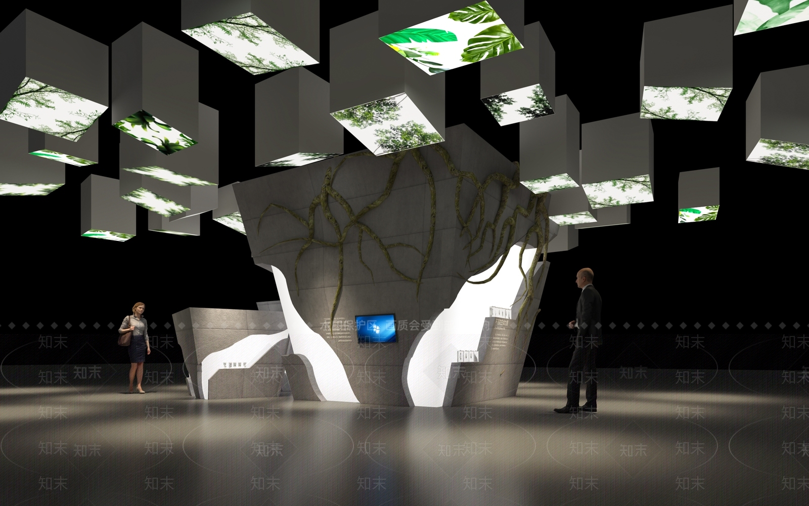 现代博物馆3D模型下载【ID:1178086285】