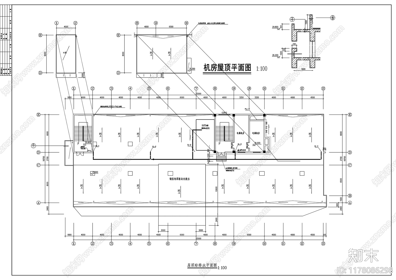 给排水图cad施工图下载【ID:1178086298】