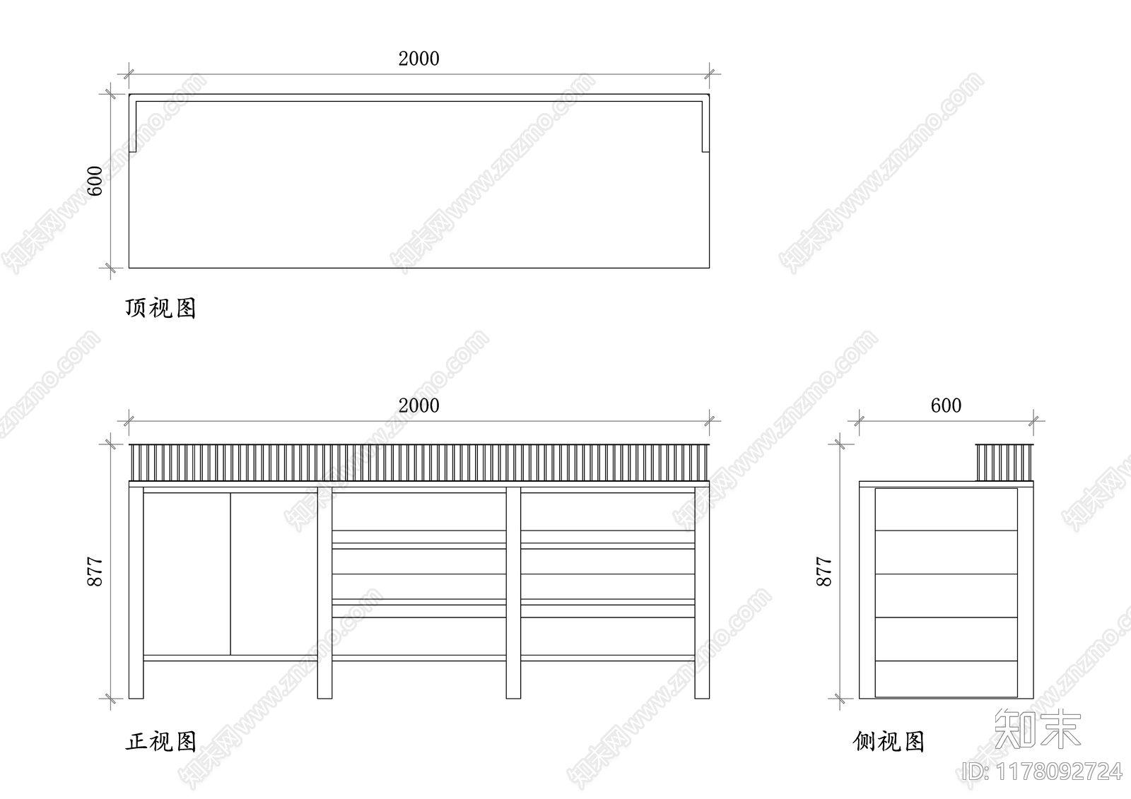 现代综合家具图库cad施工图下载【ID:1178092724】