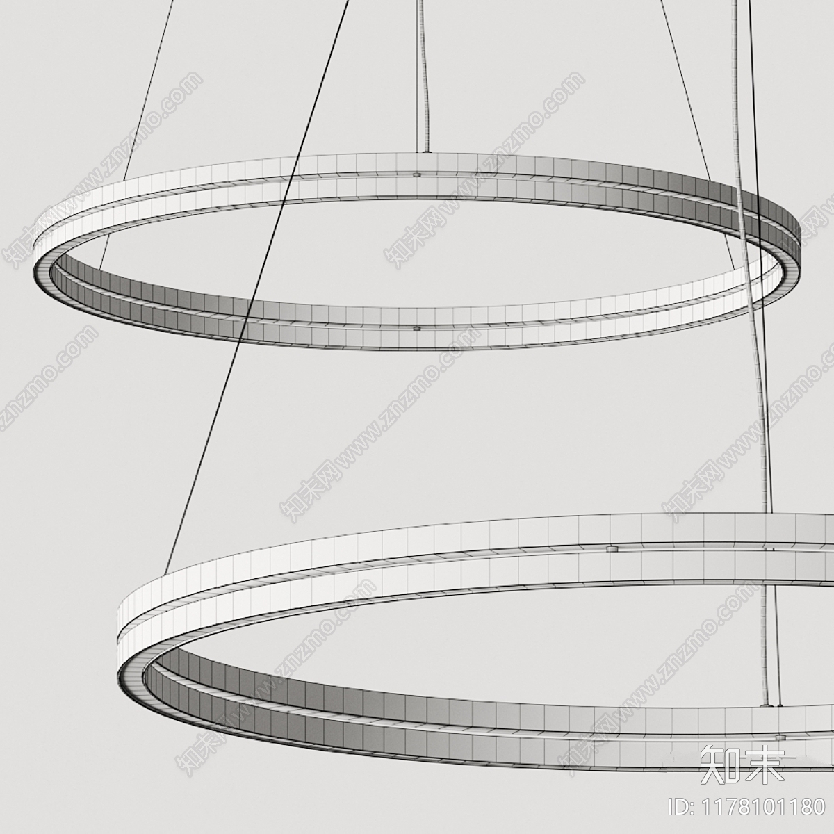 吊灯3D模型下载【ID:1178101180】