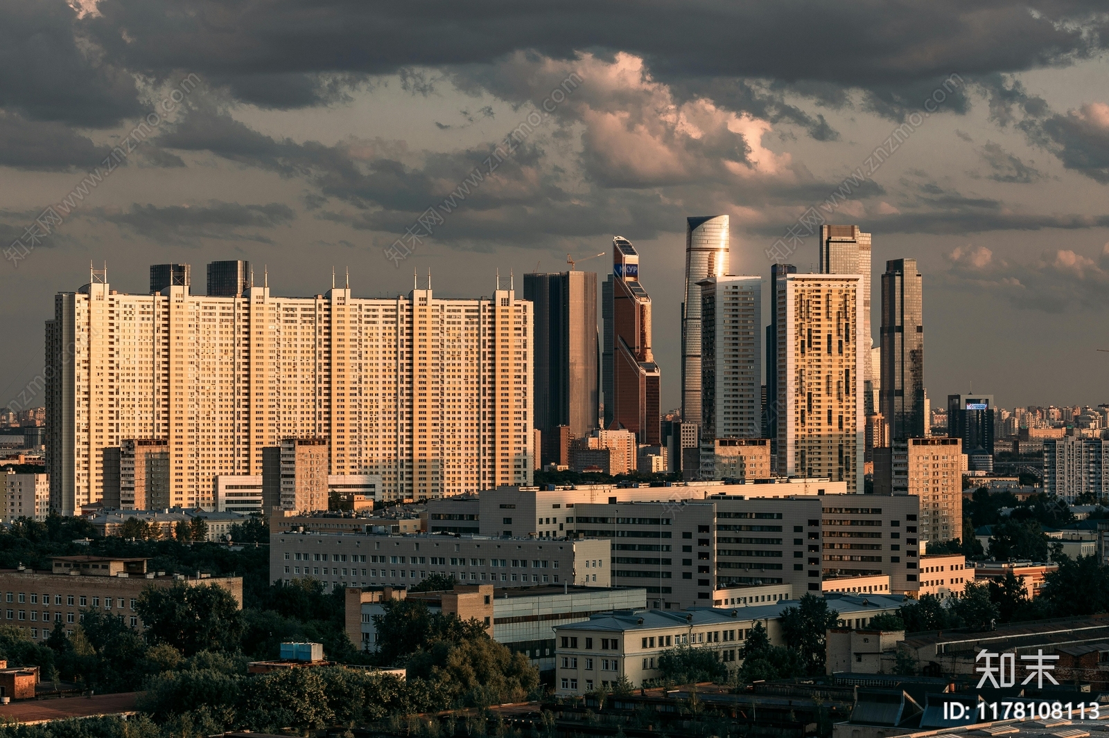 现代城市外景贴图下载【ID:1178108113】