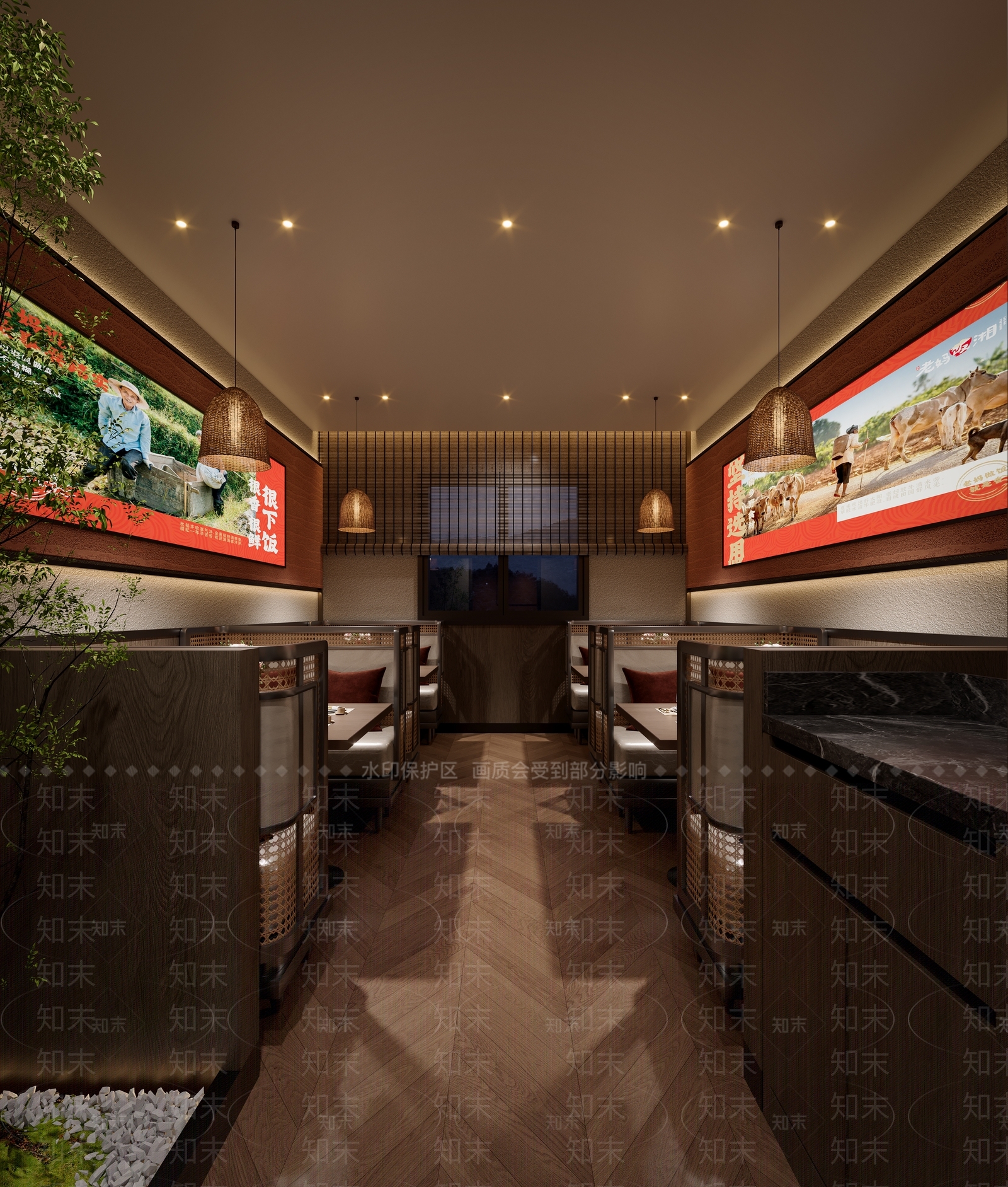 现代其他餐饮空间3D模型下载【ID:1178110918】