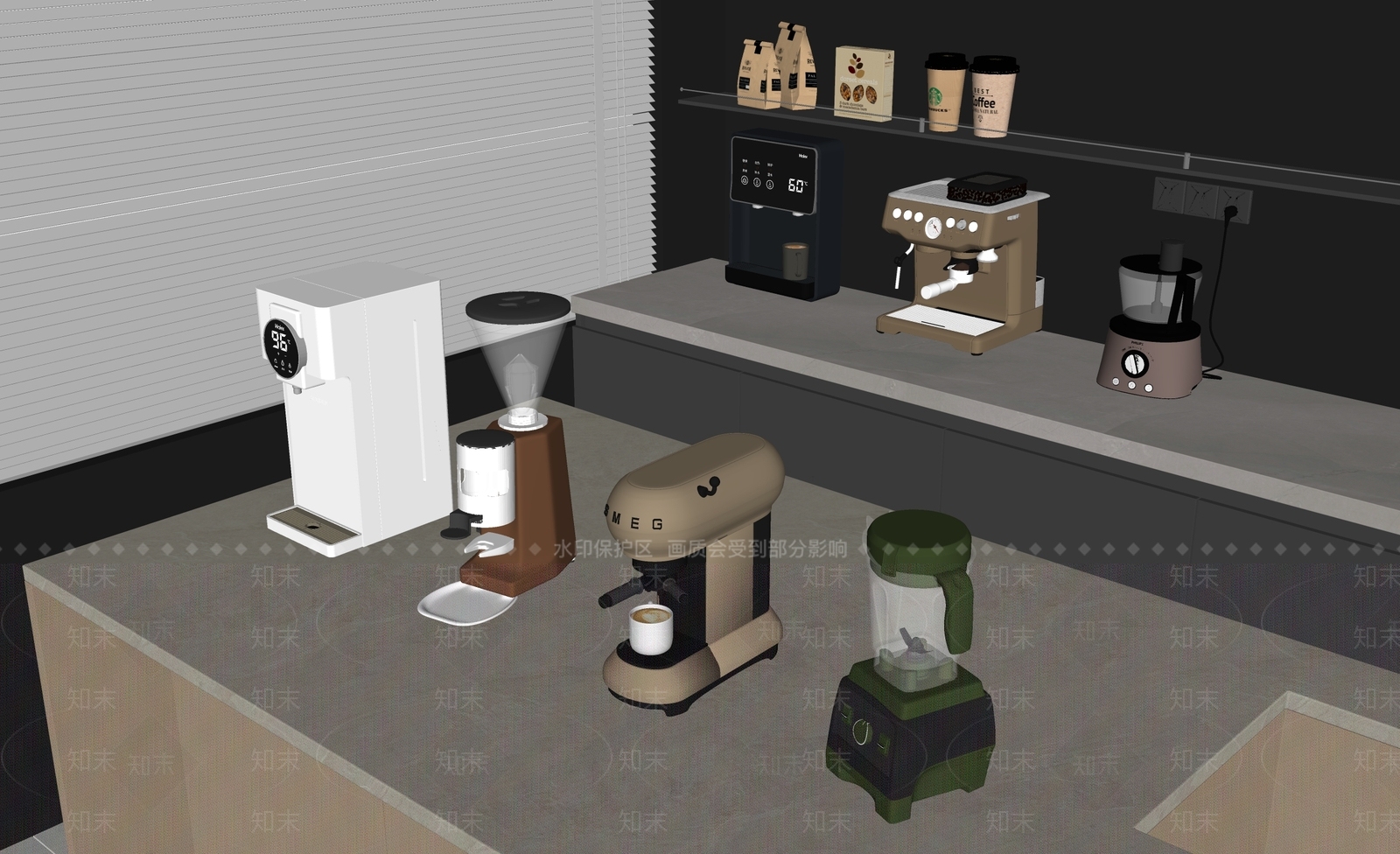 家用电器组合SU模型下载【ID:1178116464】