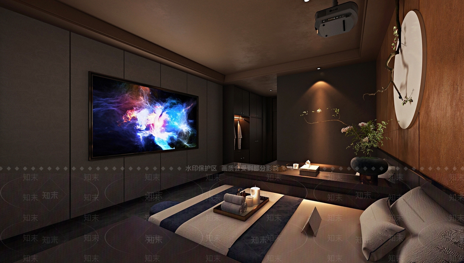 现代足浴店3D模型下载【ID:1178117127】