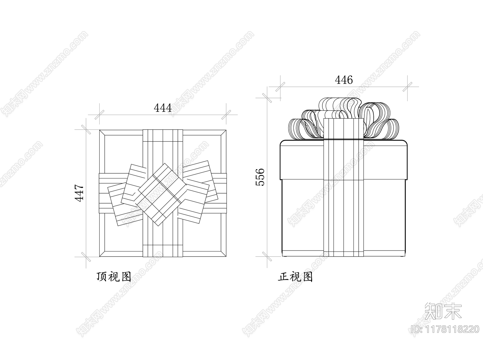 现代综合软装摆件图库施工图下载【ID:1178118220】