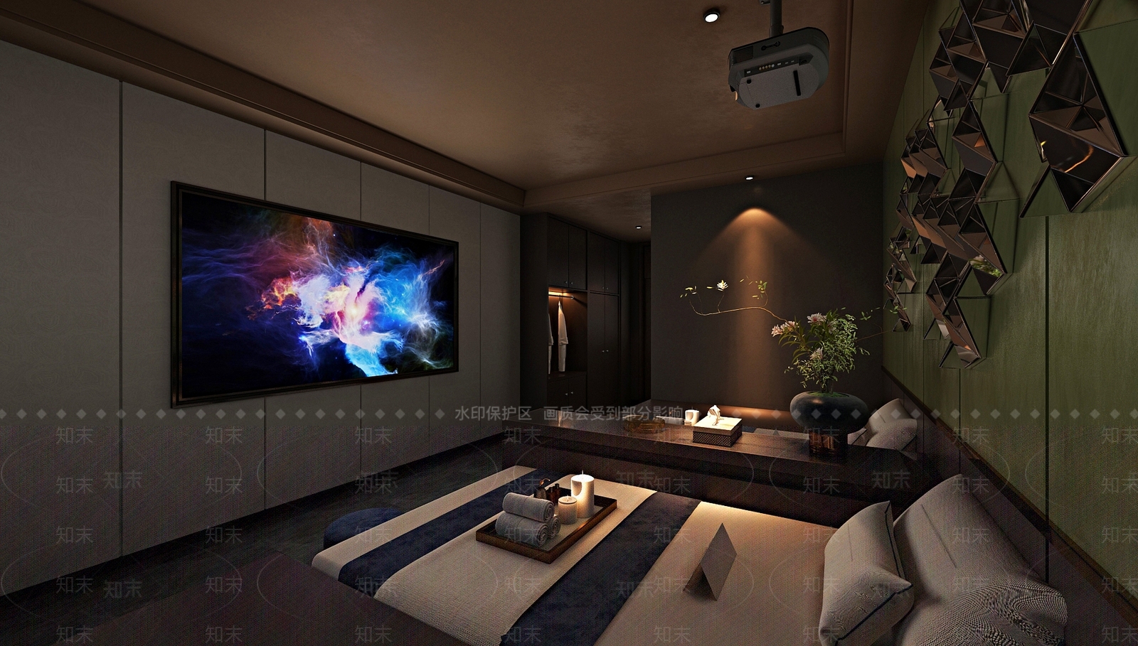 现代足浴店3D模型下载【ID:1178118291】