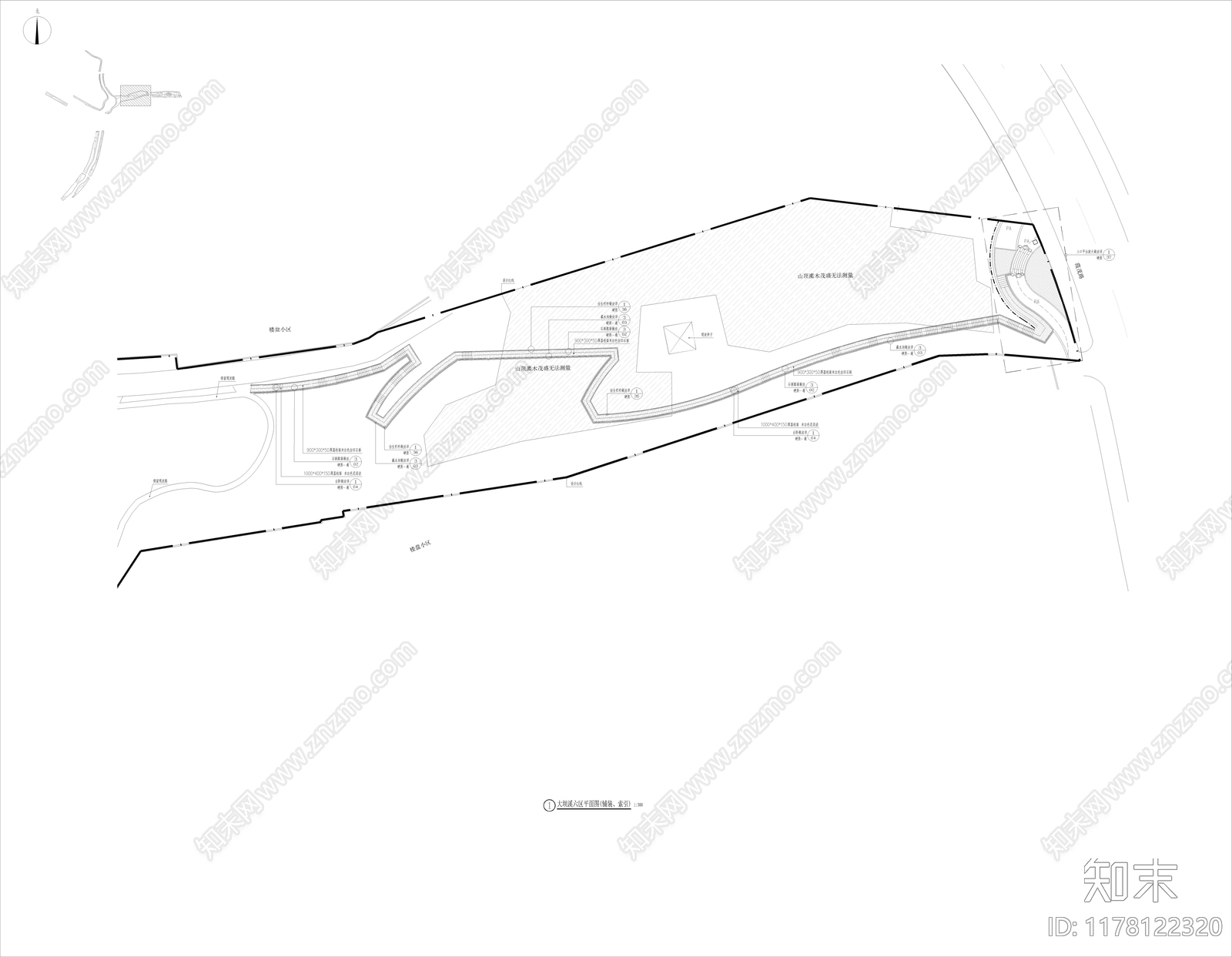 现代道路绿化施工图下载【ID:1178122320】