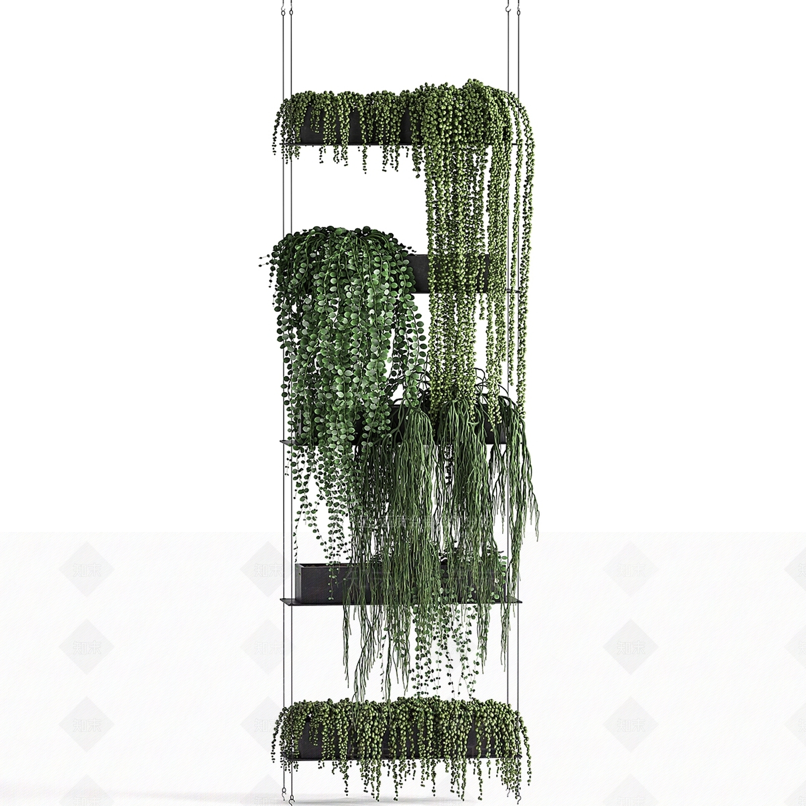 绿植墙3D模型下载【ID:1178125590】