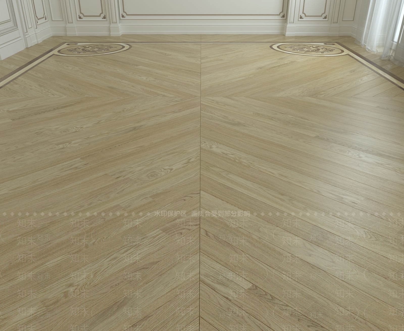 美式欧式地板SU模型下载【ID:1178126618】