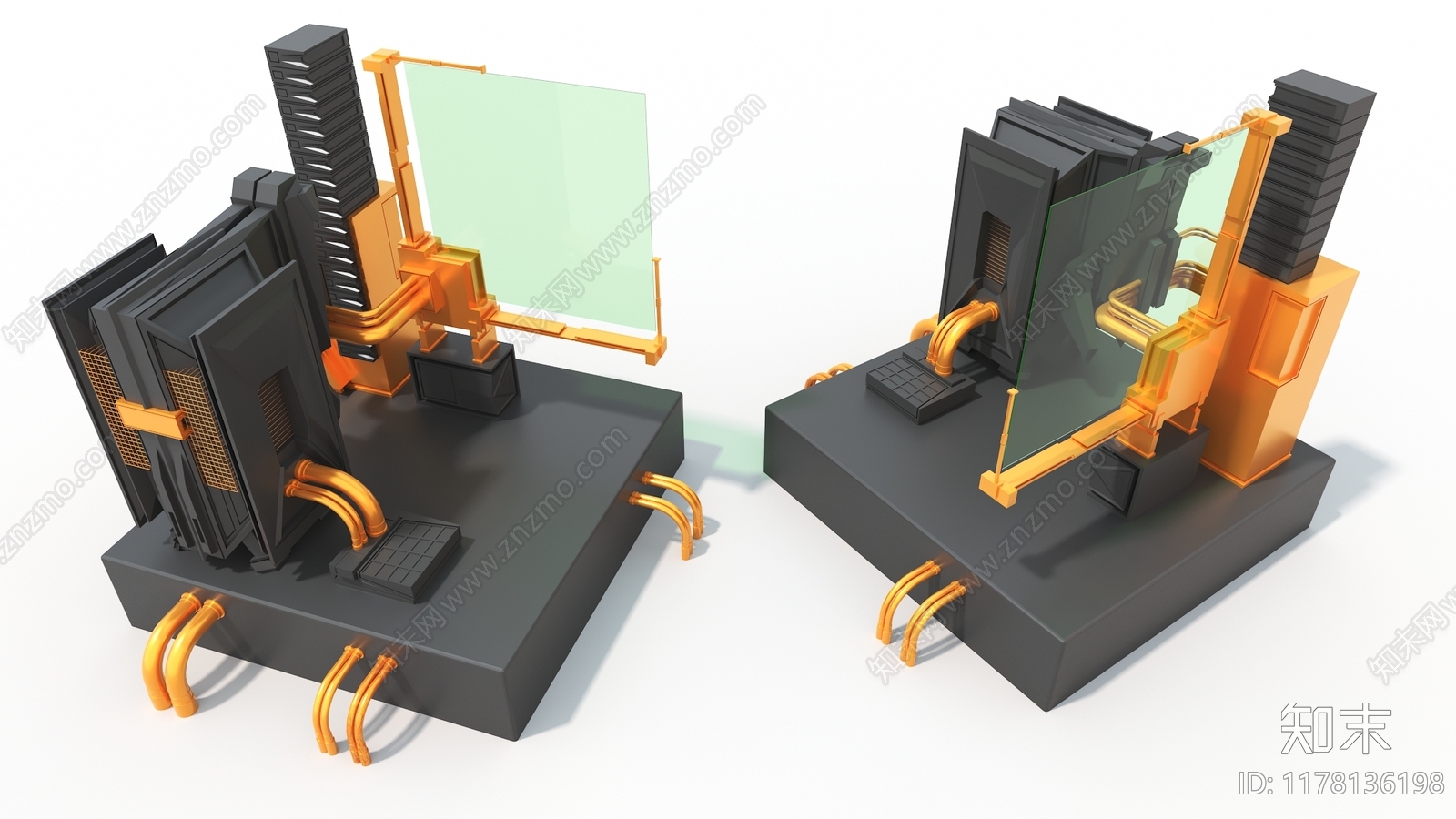 工业设备3D模型下载【ID:1178136198】