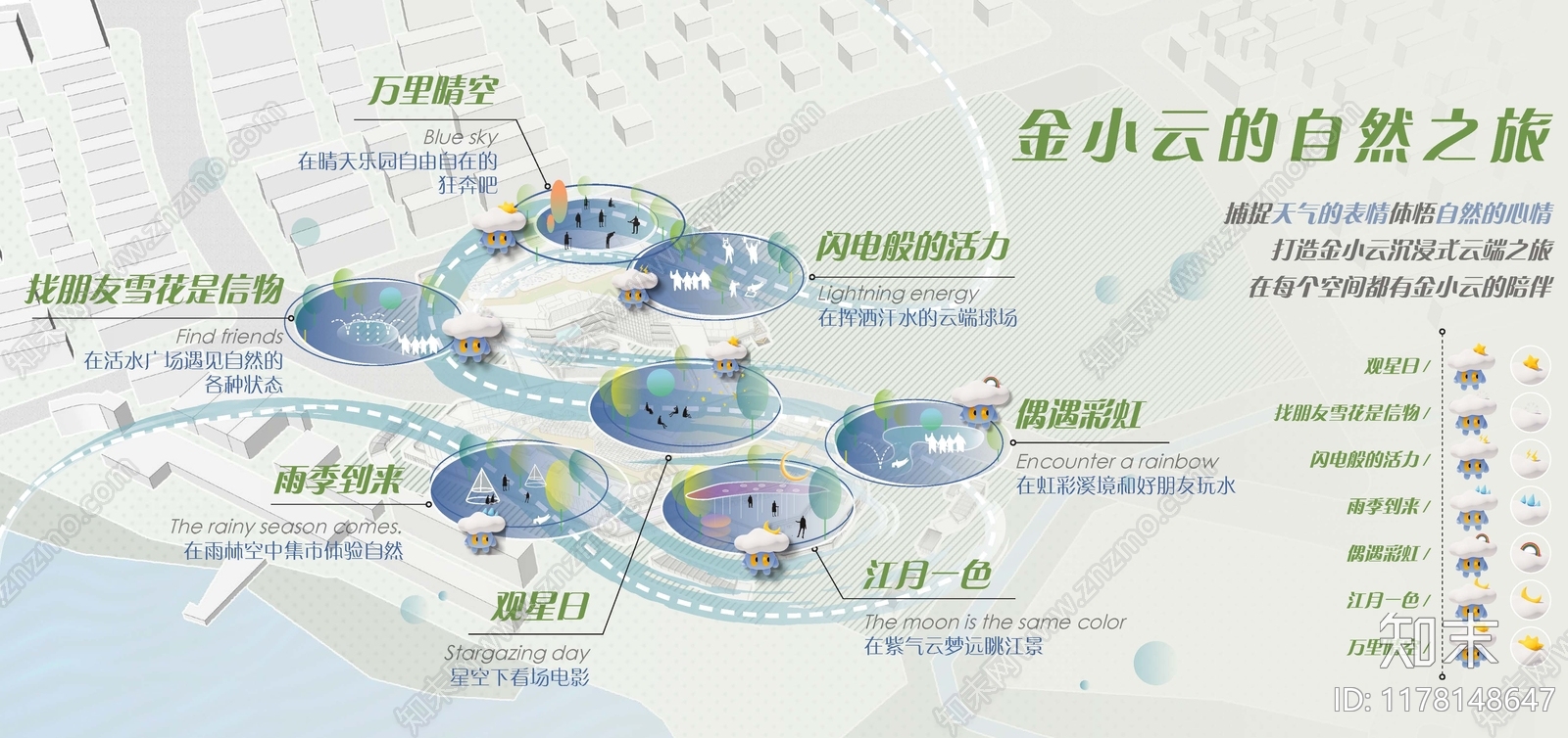 奶油现代商业综合体景观下载【ID:1178148647】