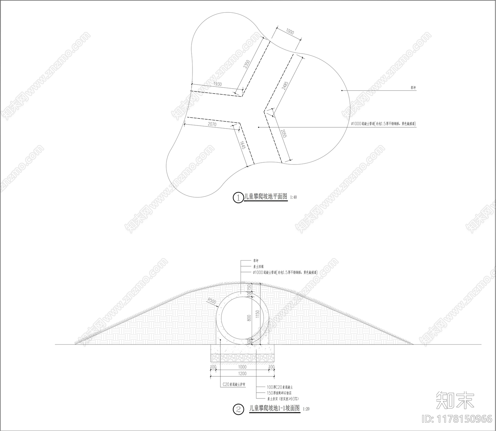 现代铺装图库cad施工图下载【ID:1178150966】