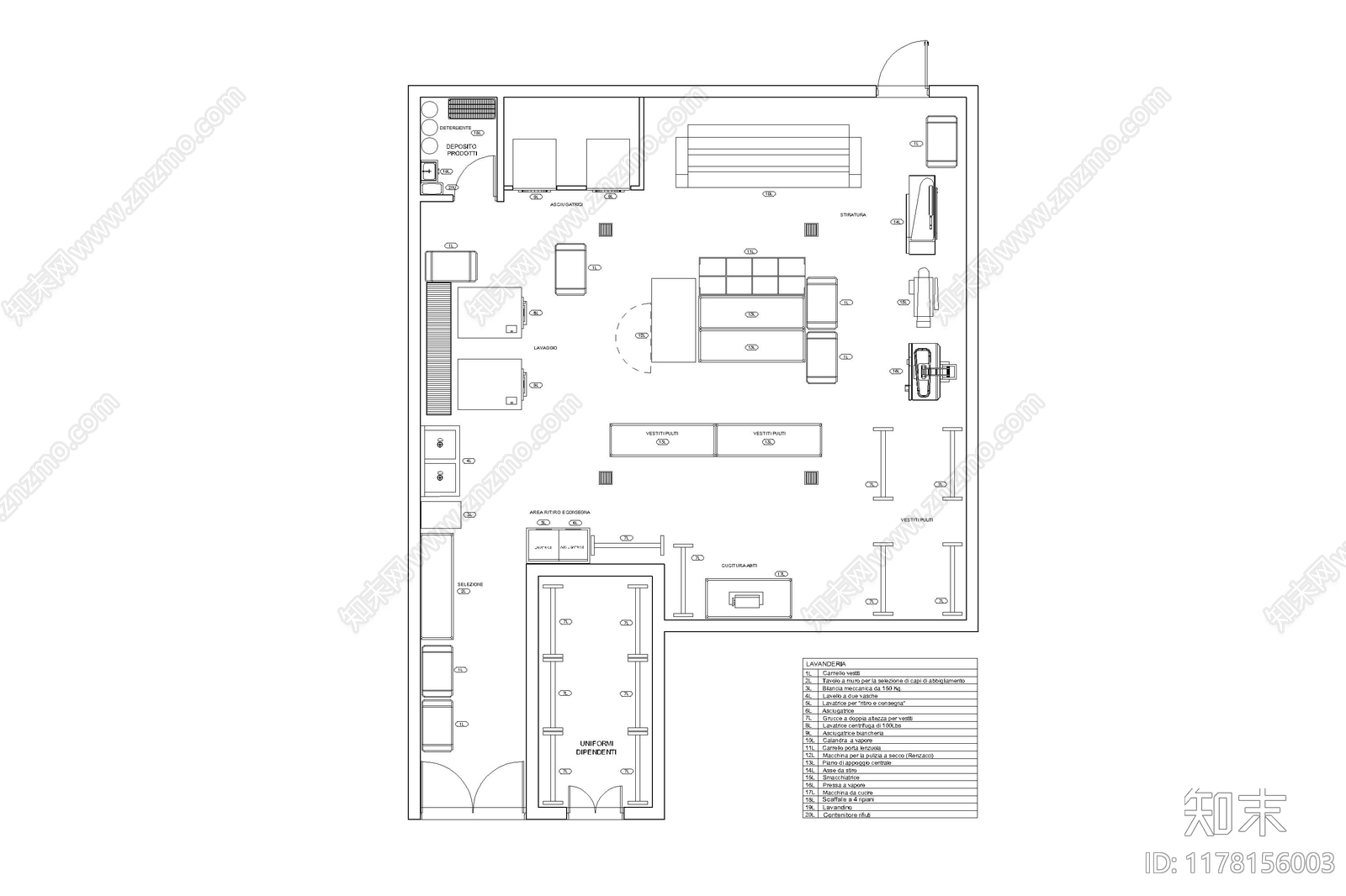 现代其他商业空间cad施工图下载【ID:1178156003】