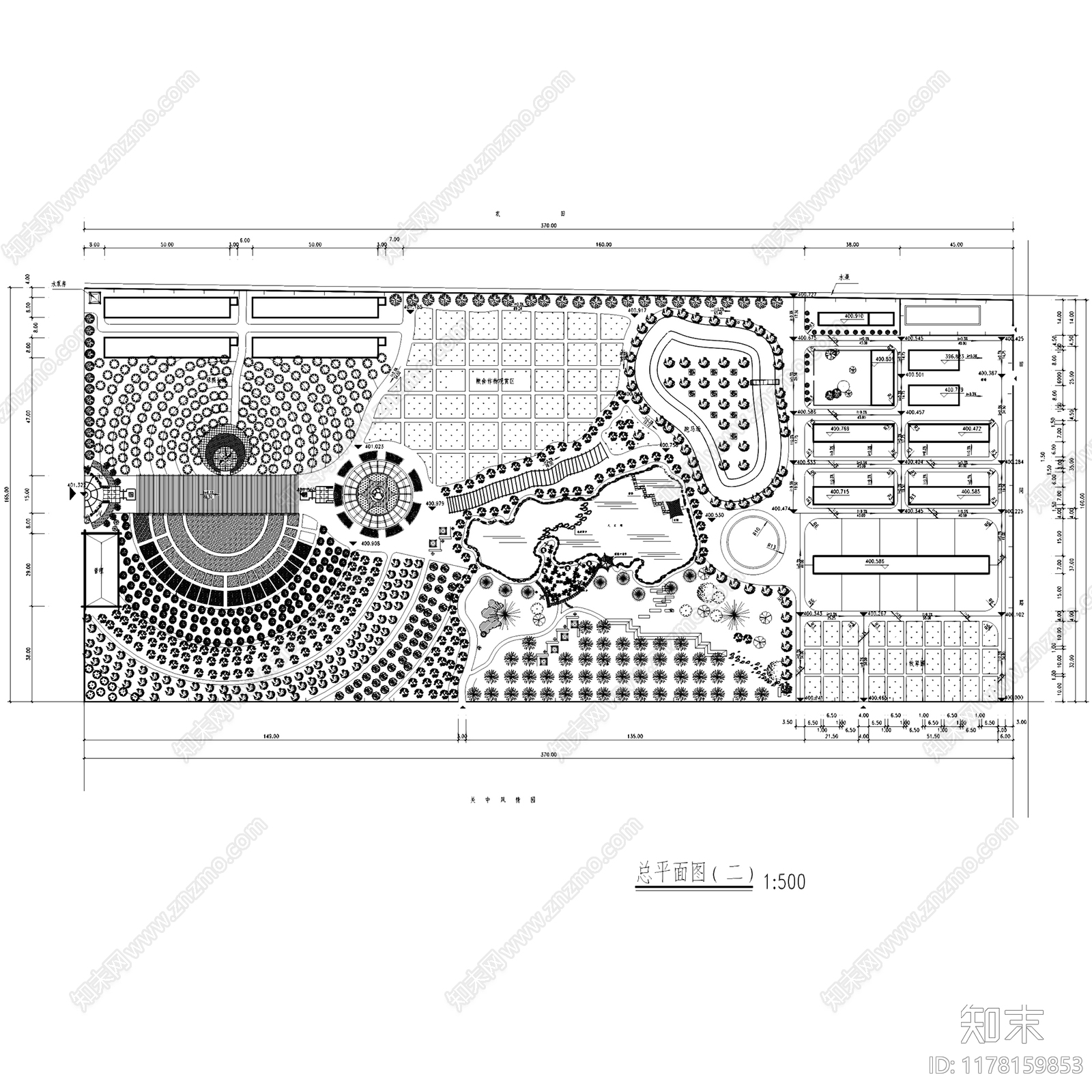 现代乡村景观施工图下载【ID:1178159853】