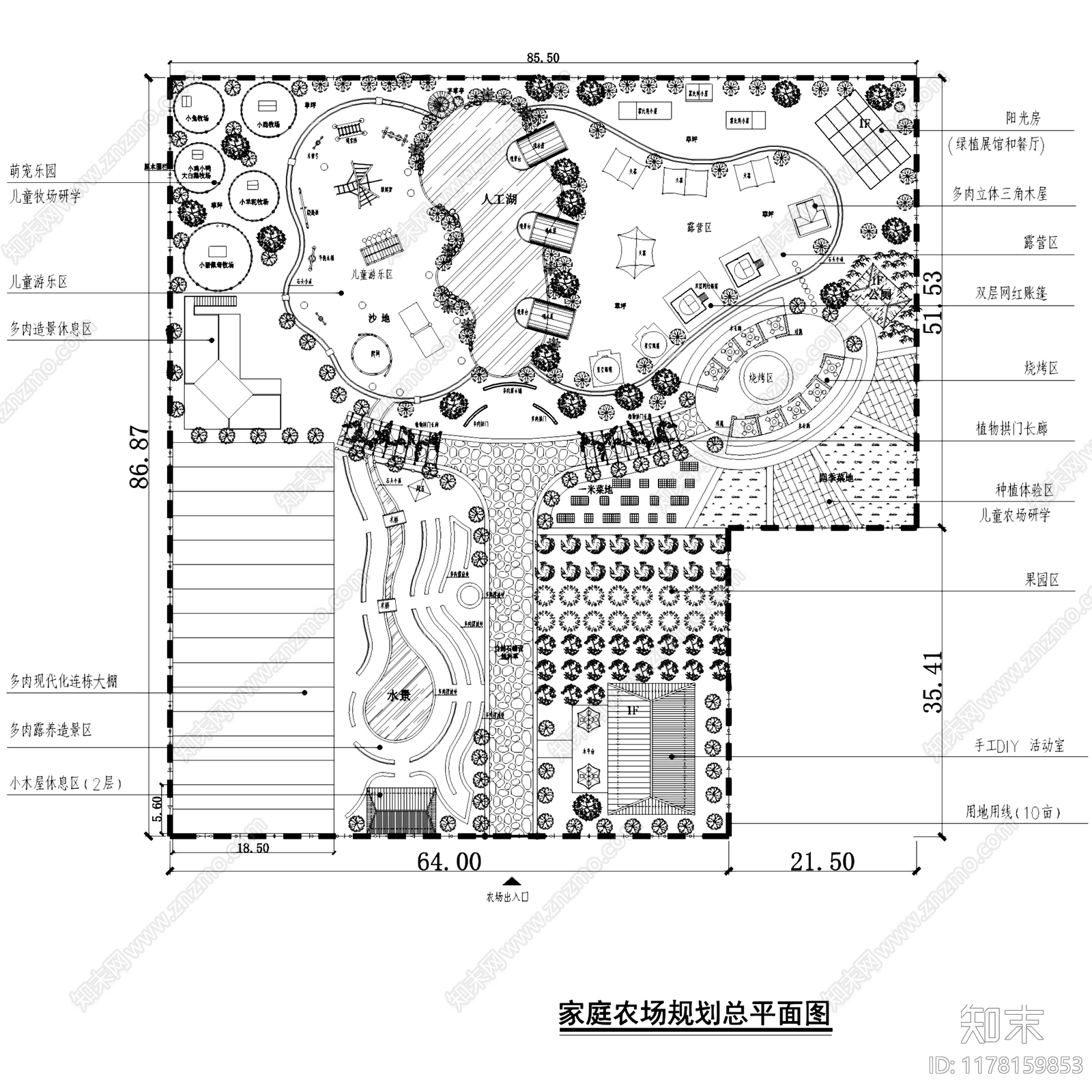 现代乡村景观施工图下载【ID:1178159853】