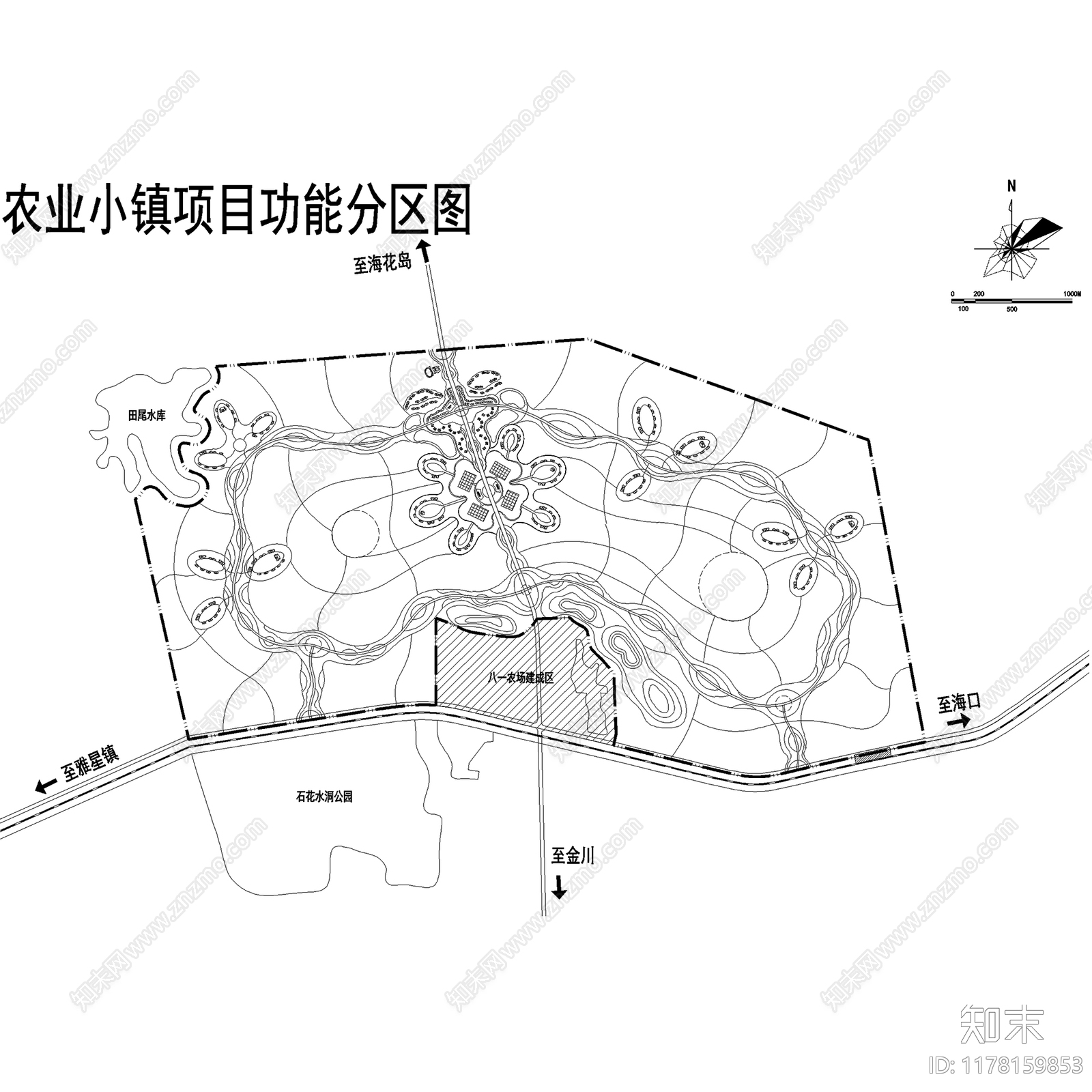 现代乡村景观施工图下载【ID:1178159853】