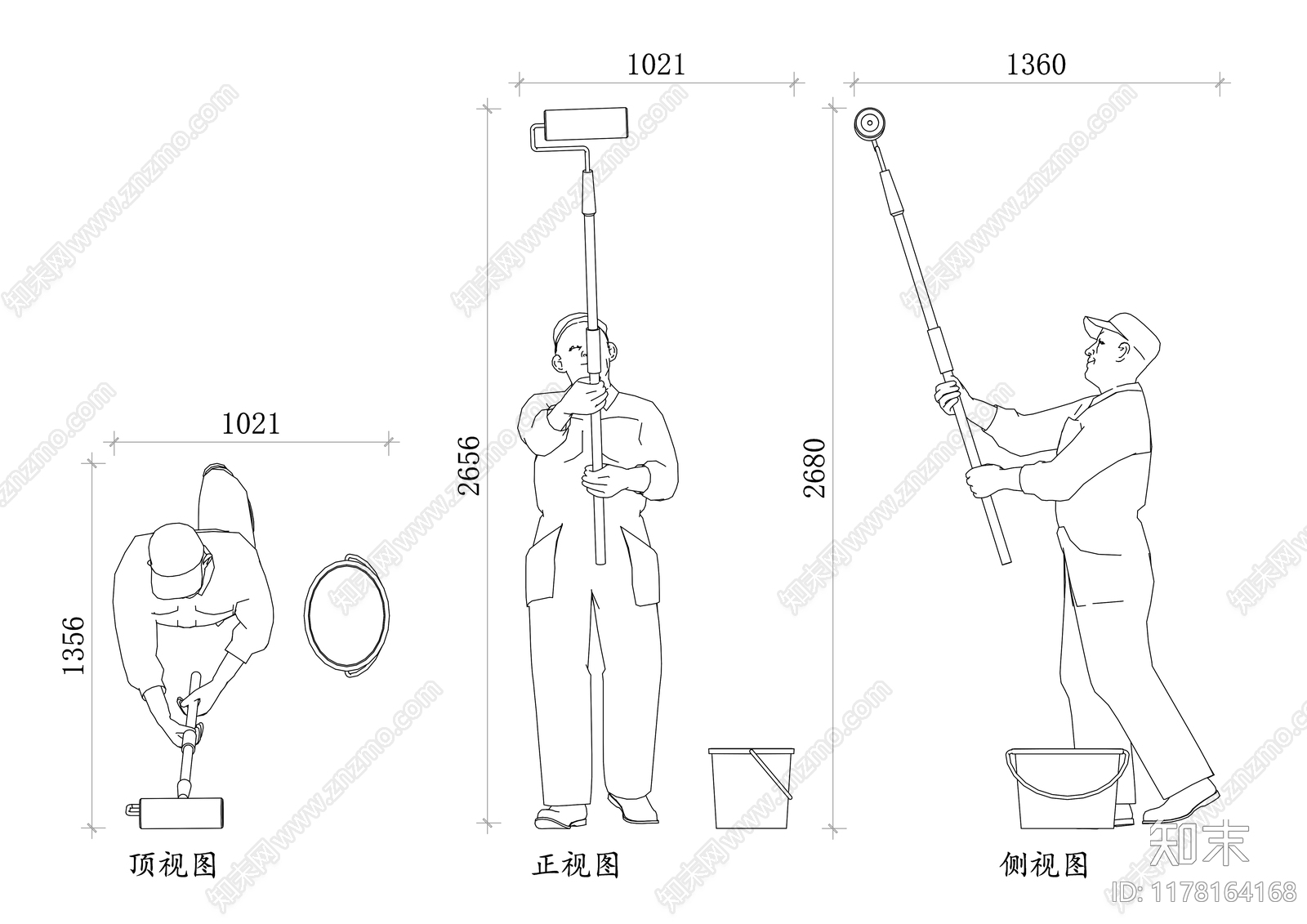 现代人物施工图下载【ID:1178164168】