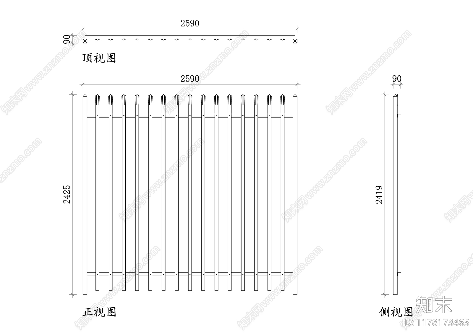 现代综合景观小品施工图下载【ID:1178173465】