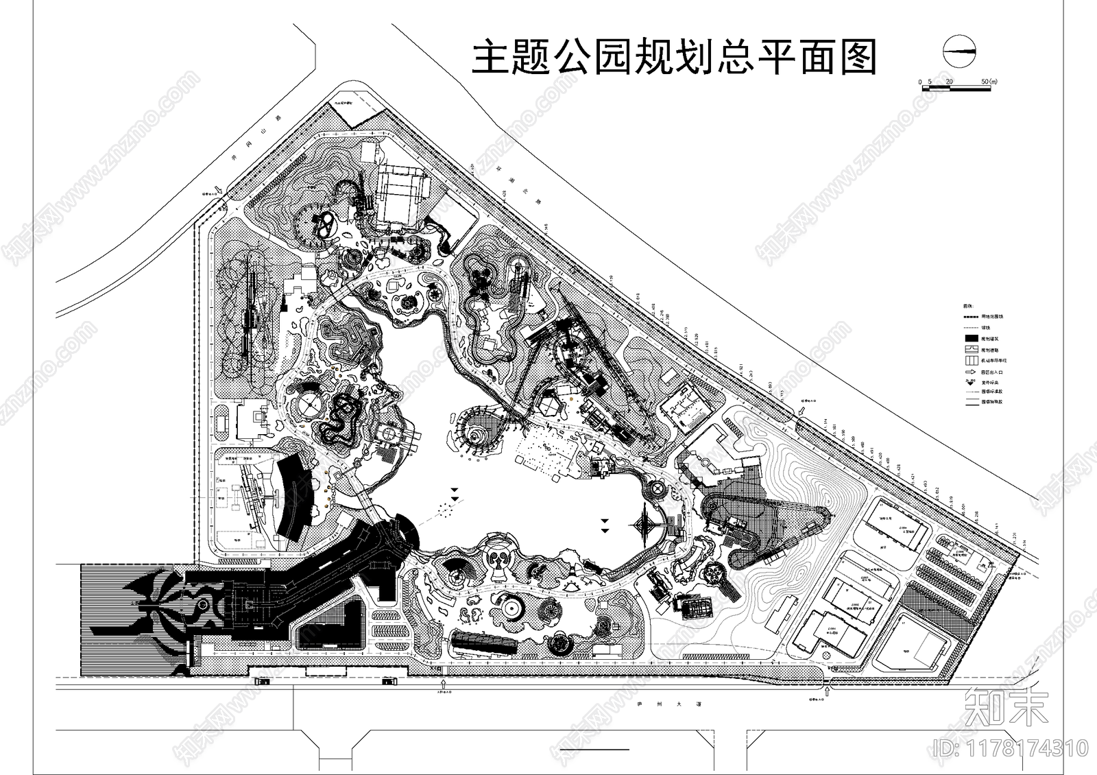 规划平面图施工图下载【ID:1178174310】