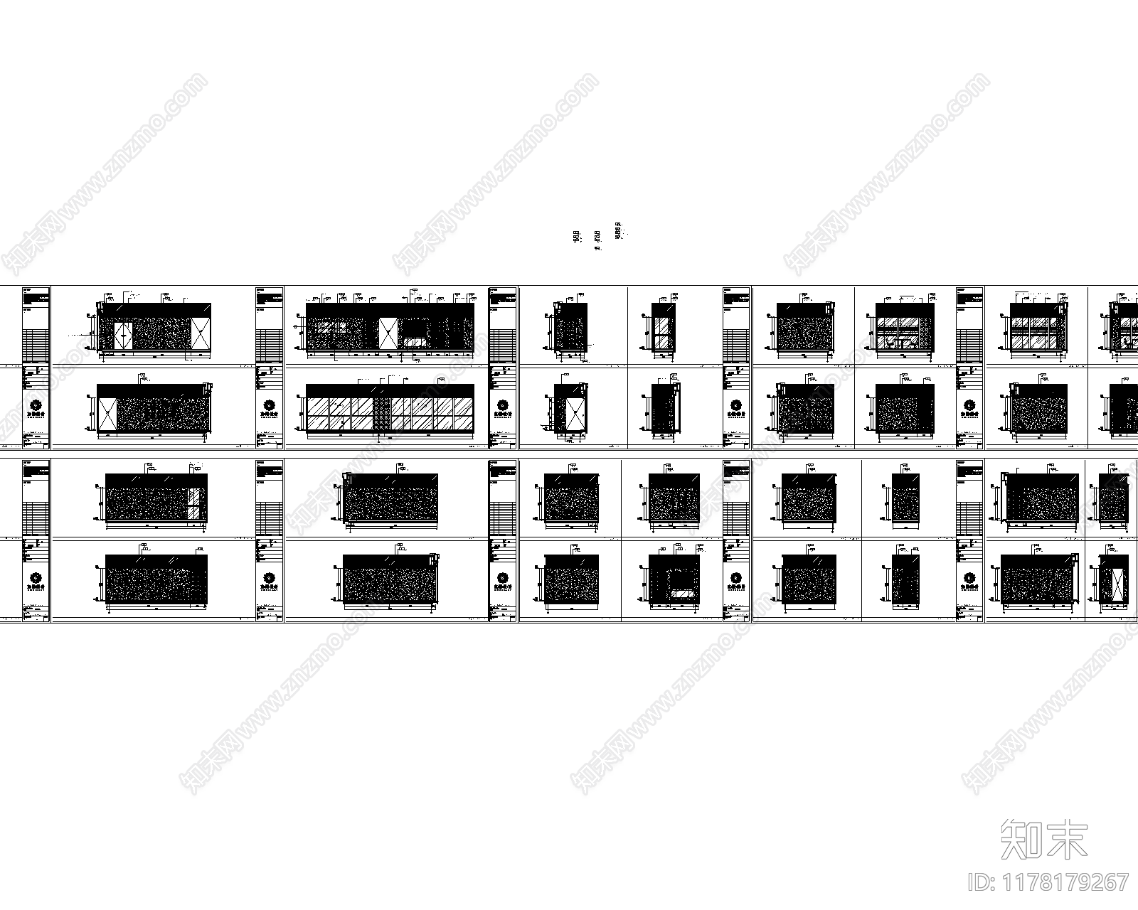 现代售楼处cad施工图下载【ID:1178179267】