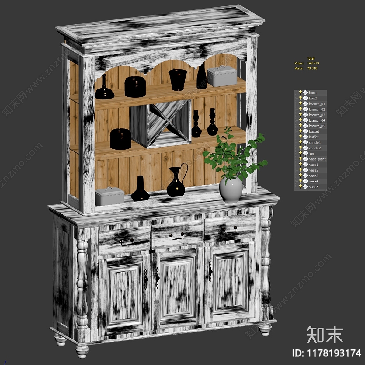 其他柜子3D模型下载【ID:1178193174】