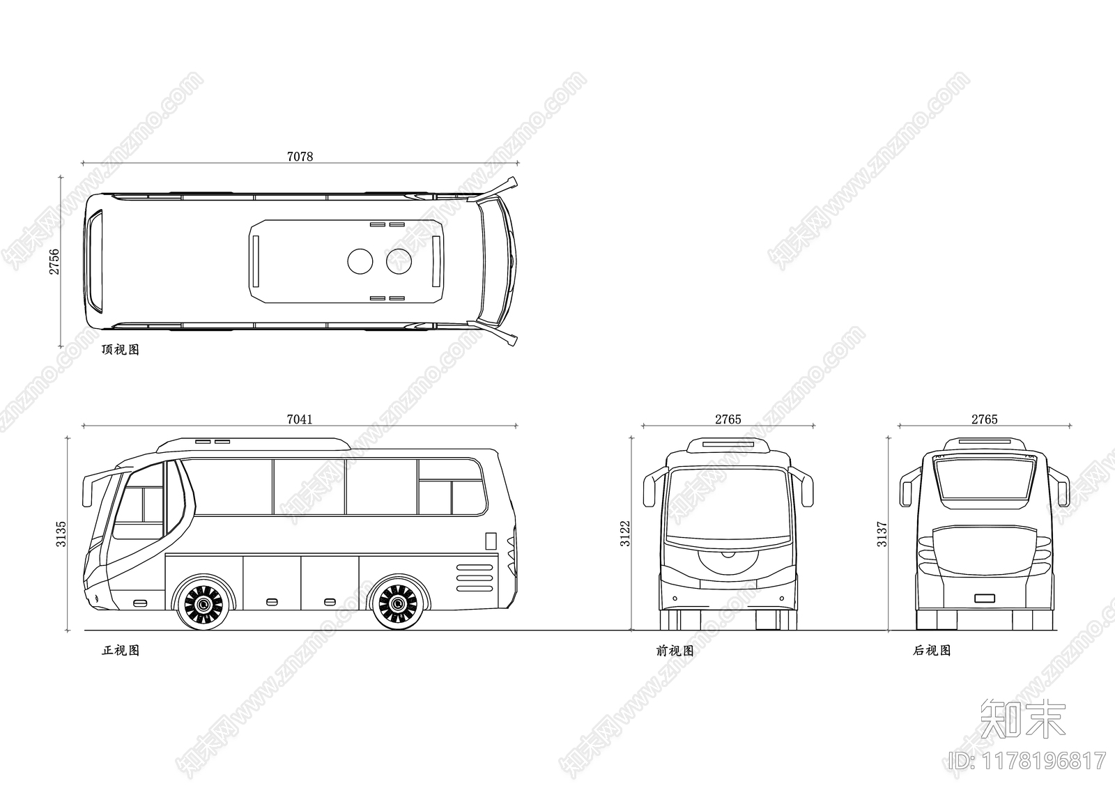 现代交通工具图库施工图下载【ID:1178196817】