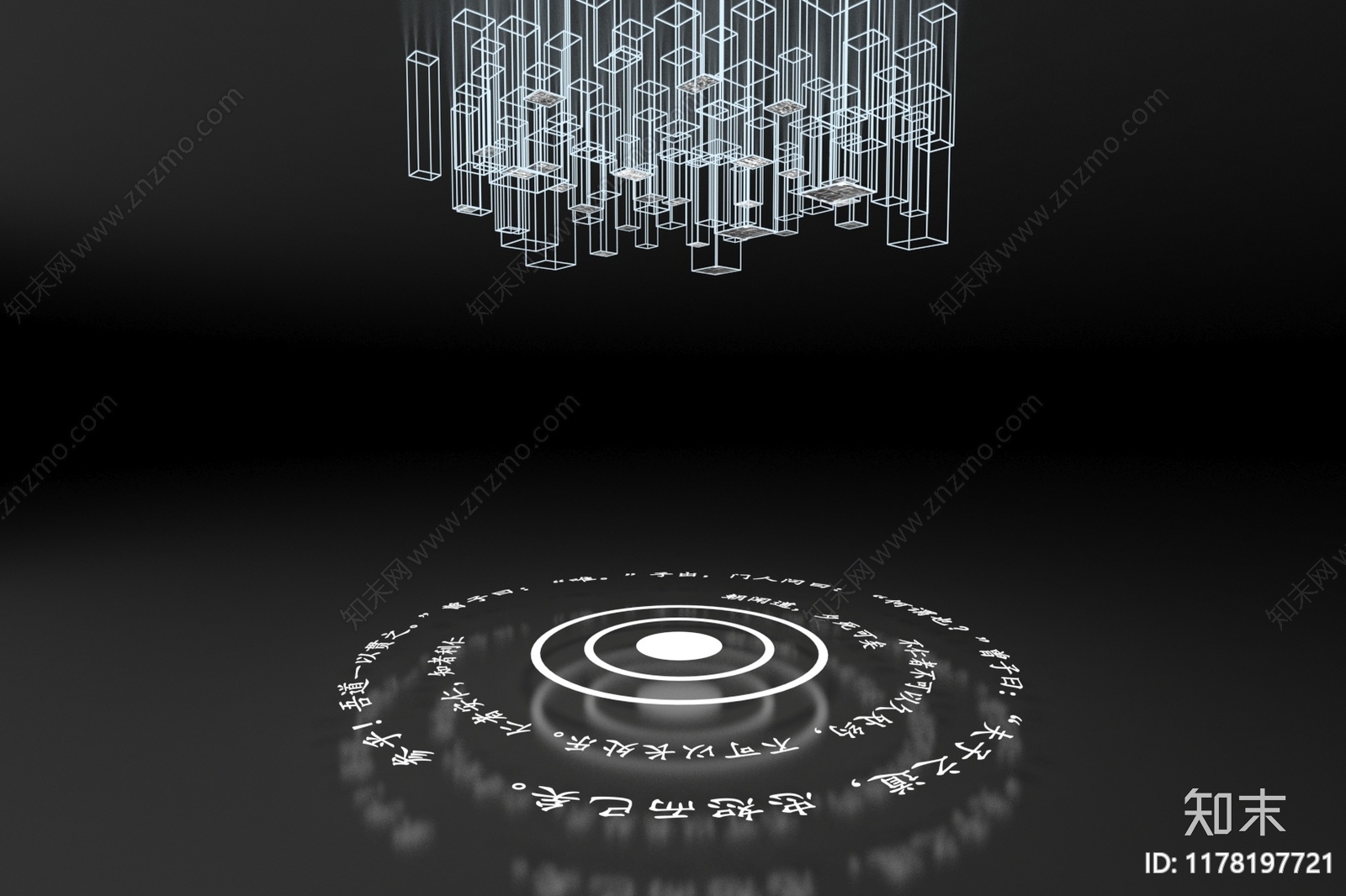 现代艺术装置3D模型下载【ID:1178197721】