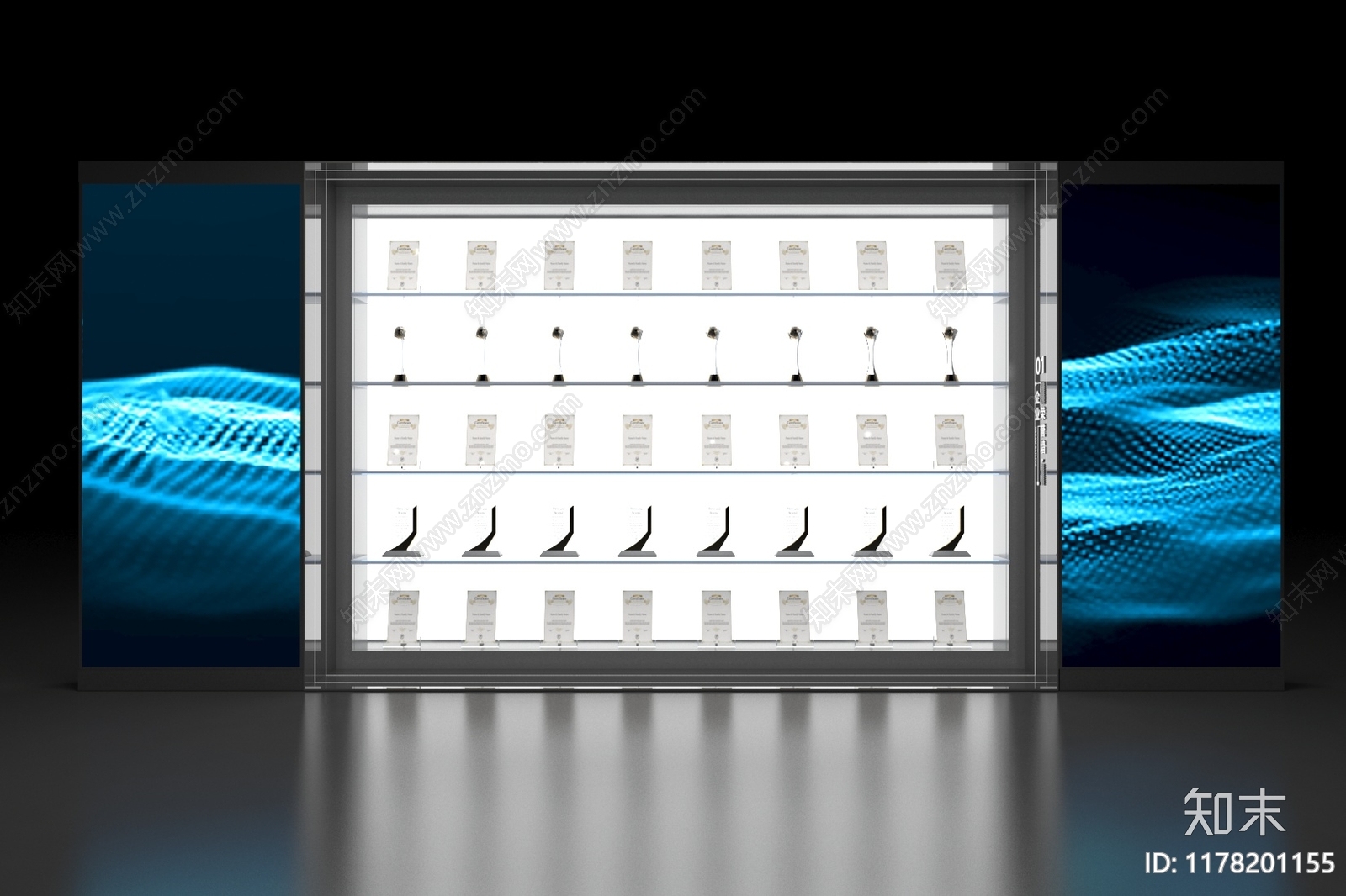 现代荣誉室3D模型下载【ID:1178201155】