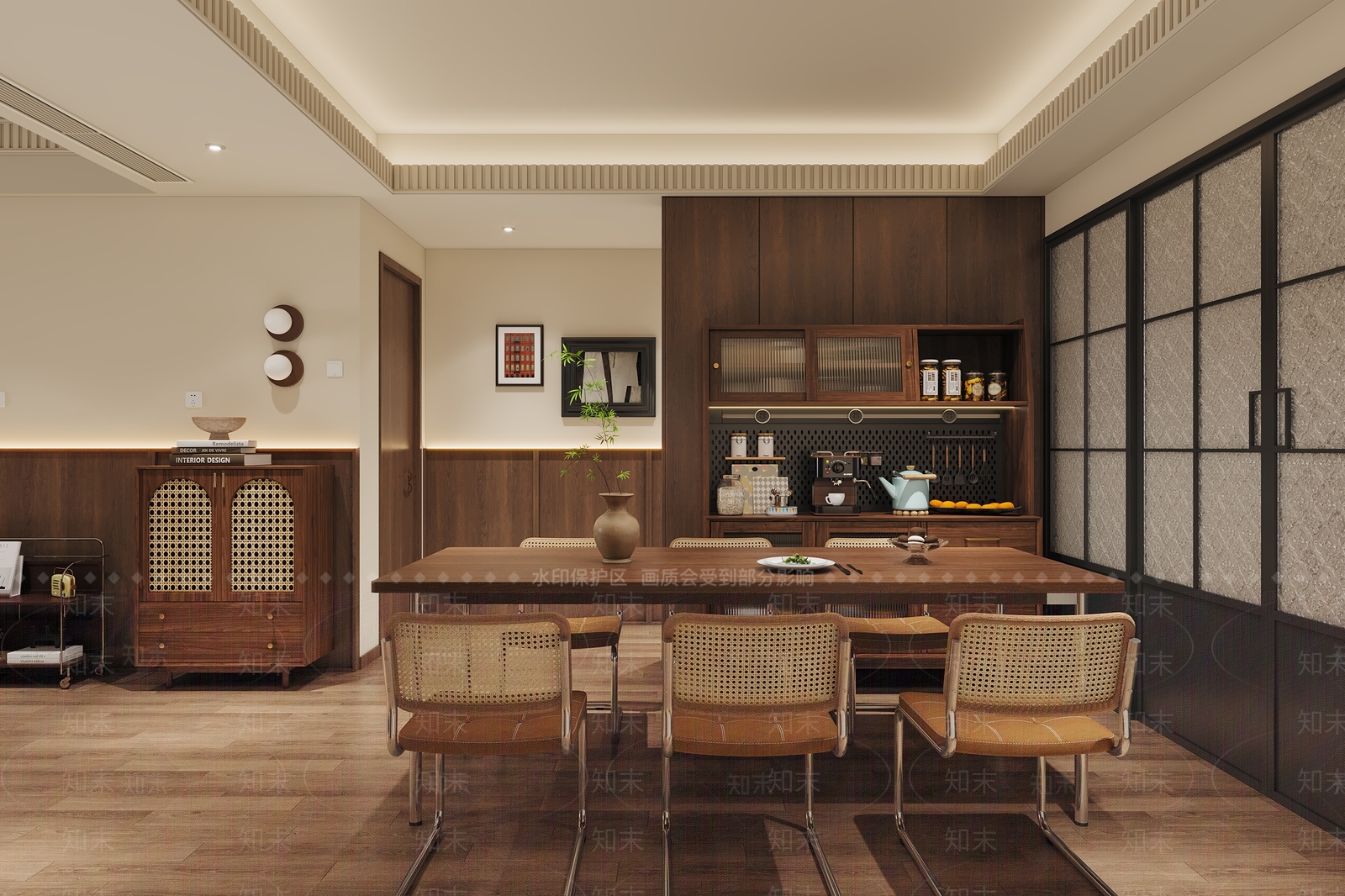 侘寂书房3D模型下载【ID:1214848001】