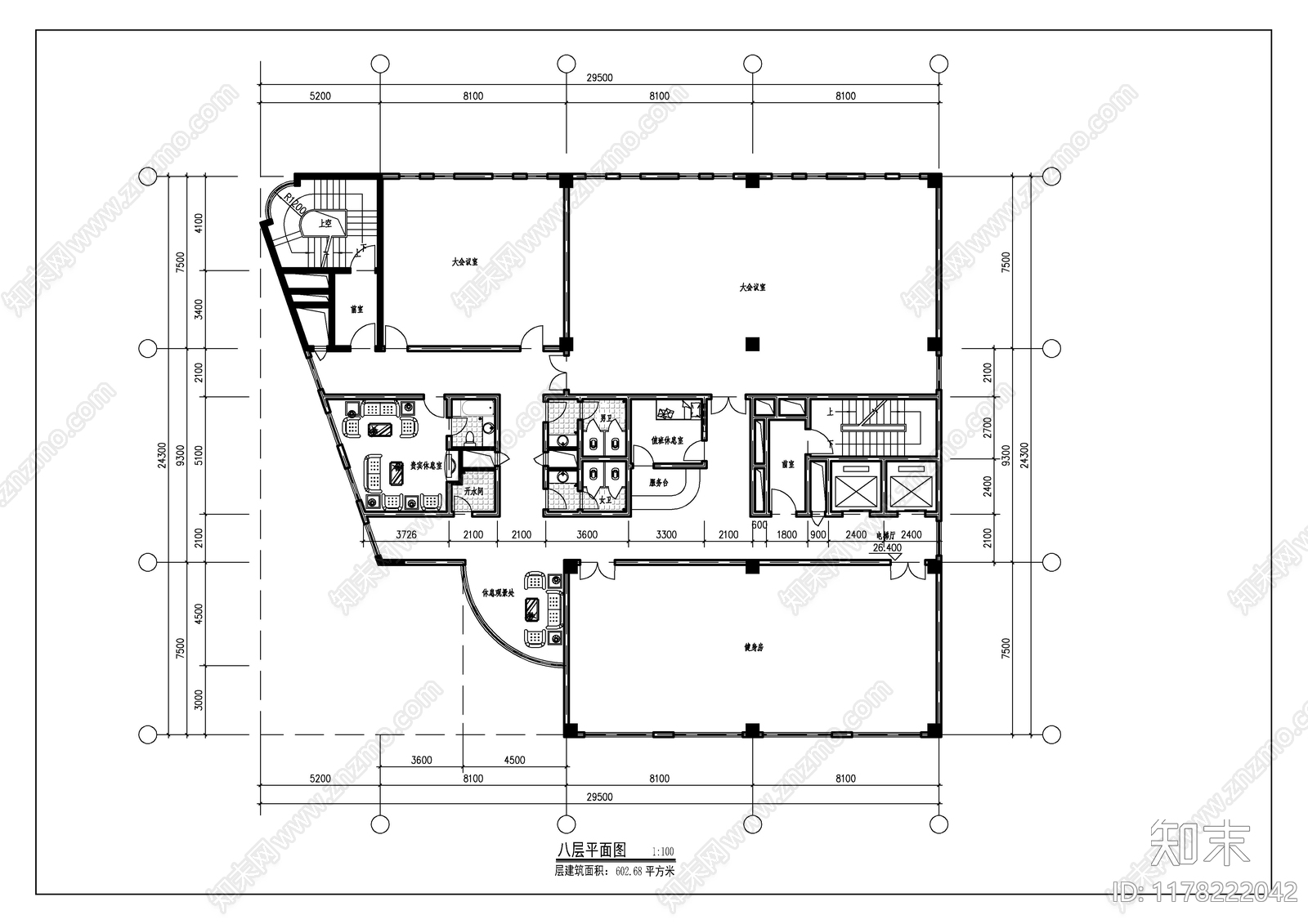 建筑平面图施工图下载【ID:1178222042】