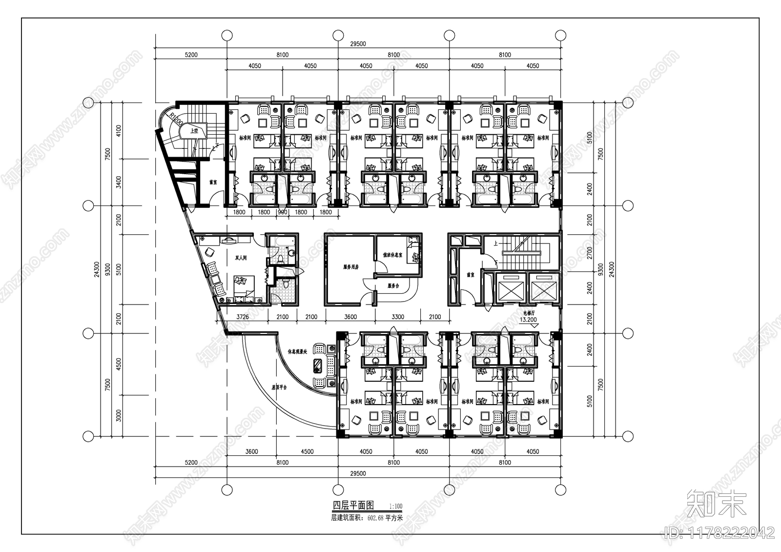 建筑平面图施工图下载【ID:1178222042】