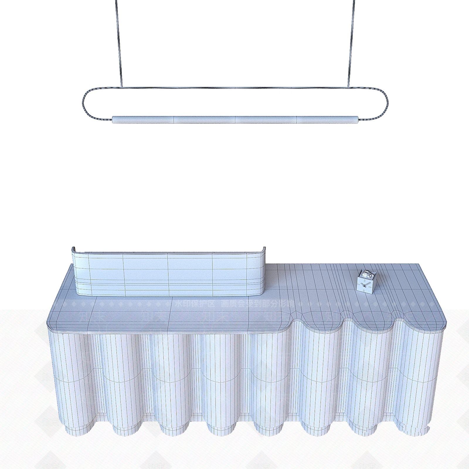 办公桌椅3D模型下载【ID:1178227665】