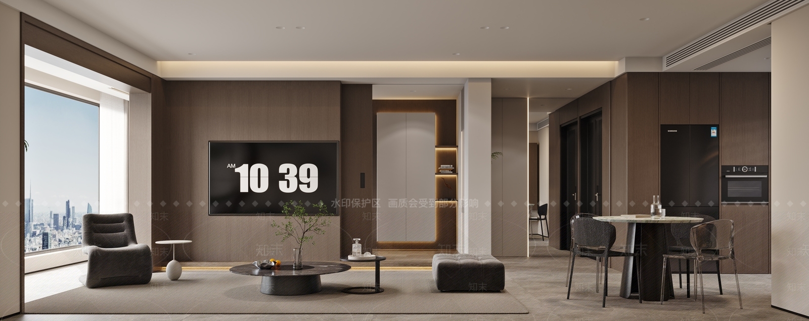 现代玄关3D模型下载【ID:1214848384】