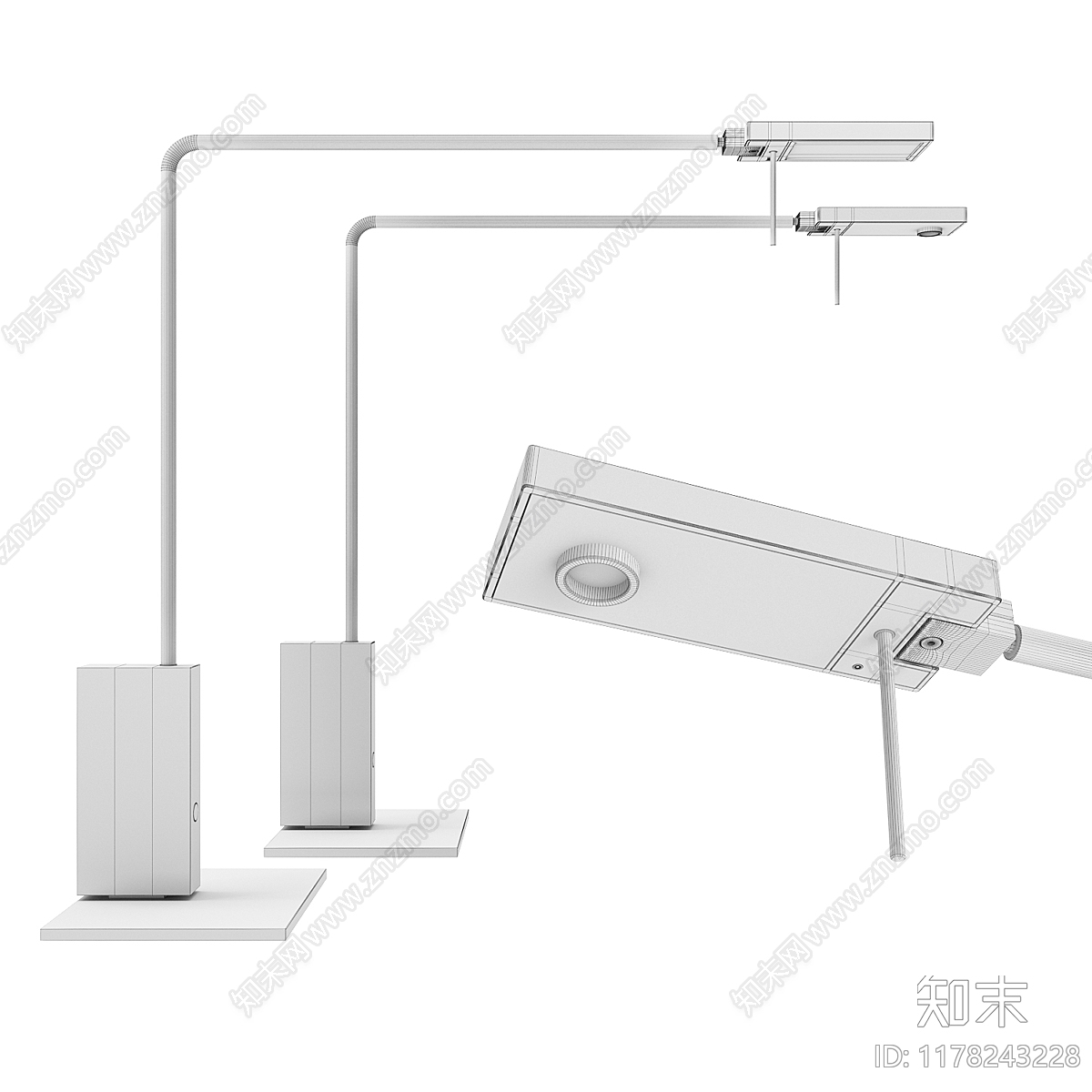 台灯3D模型下载【ID:1178243228】