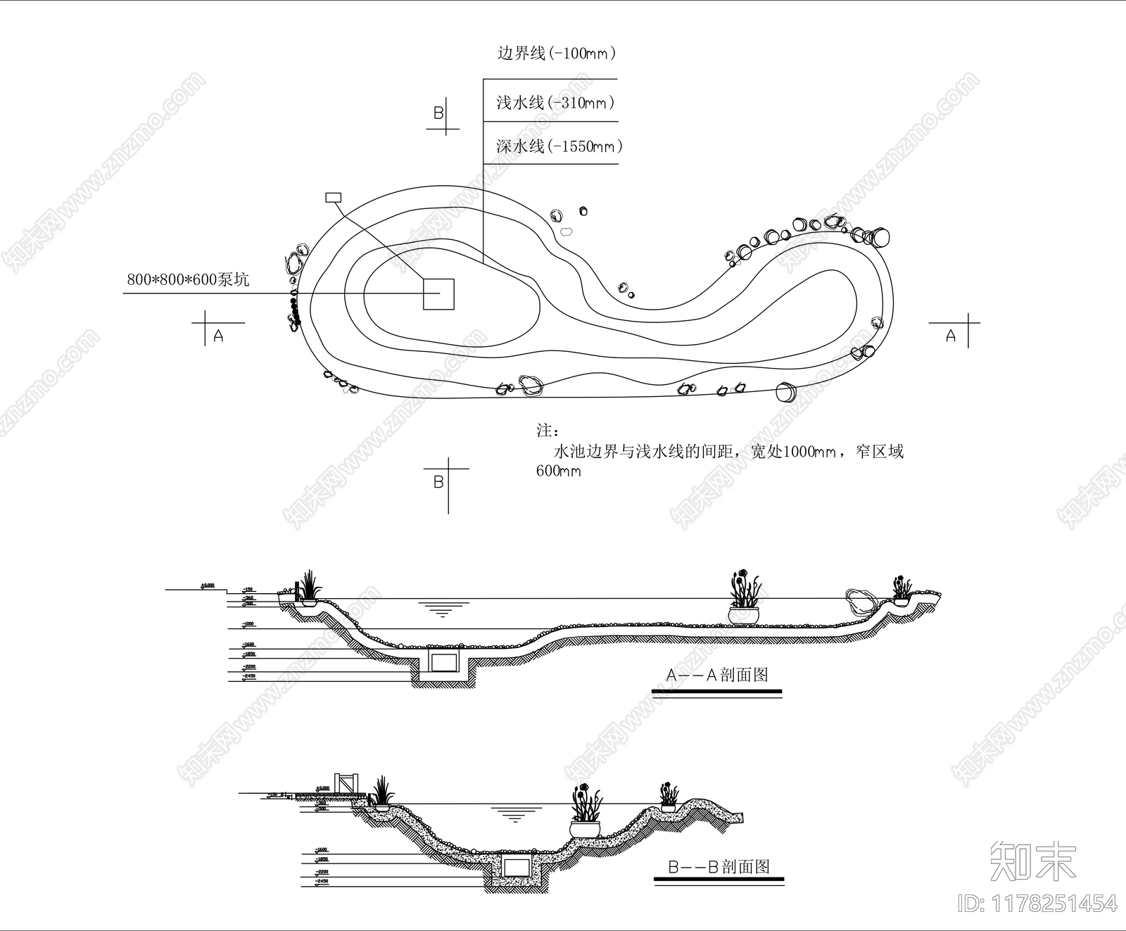 中式庭院施工图下载【ID:1178251454】