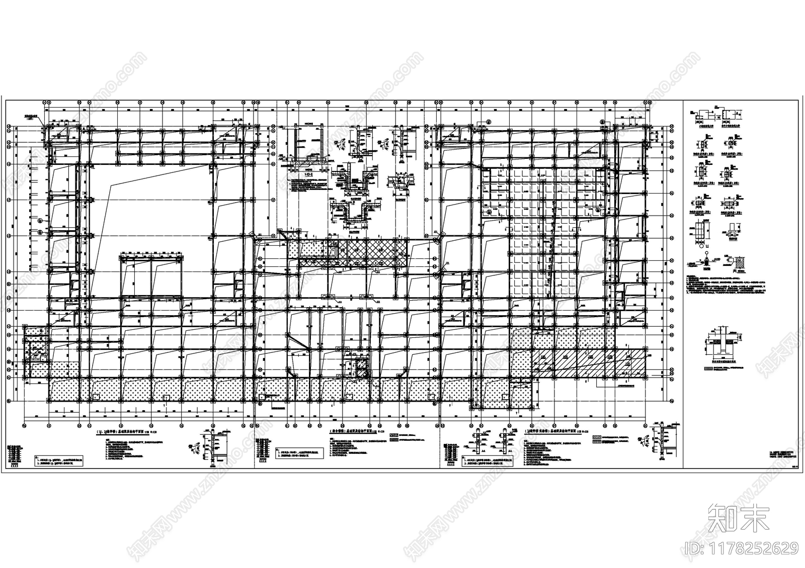 现代学校建筑施工图下载【ID:1178252629】